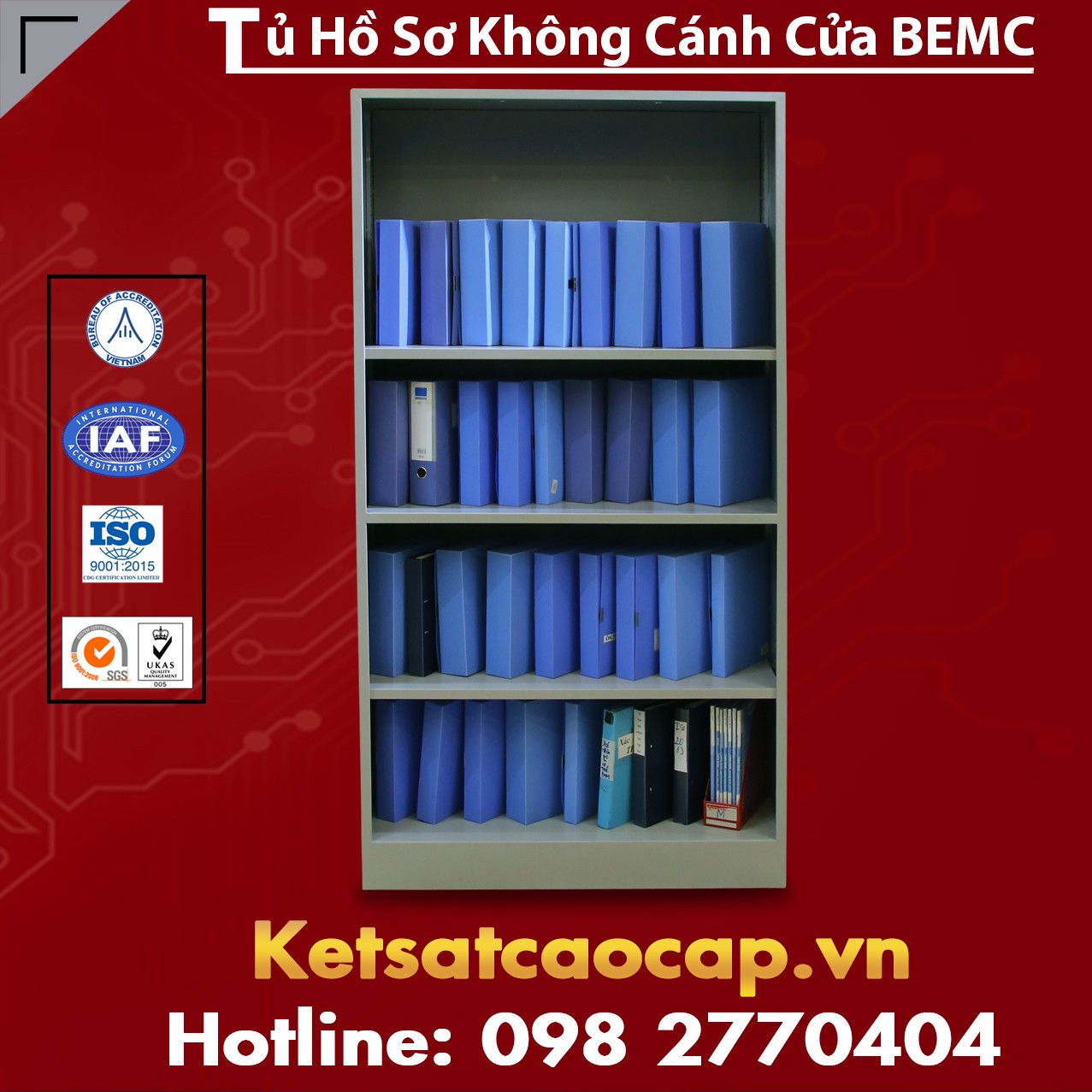 Tủ Hồ Sơ Không Cánh Cửa  Đẹp Và Tiện Dụng Cho Văn Phòng