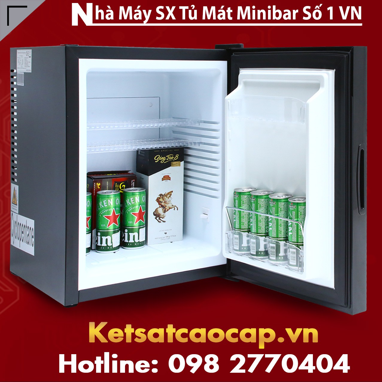 Nha SX Tu Lanh Minibar HOMESUN Chinh Hang Gia Canh Tranh