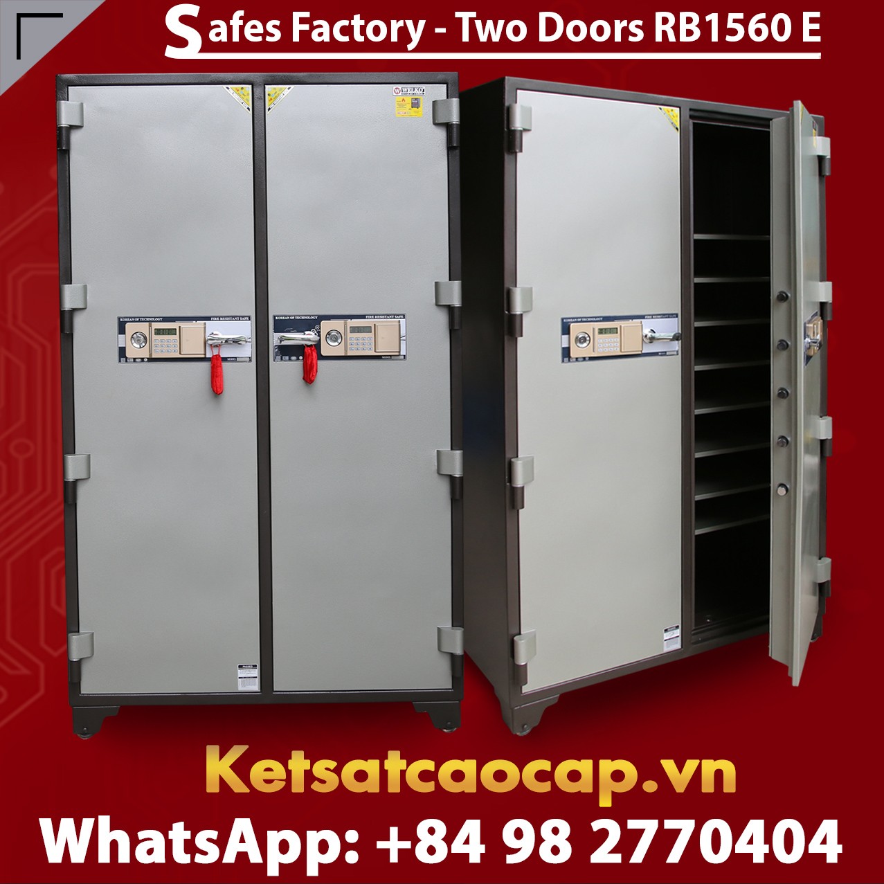 Bank Safes RB1650 E Smart Locking System Secure Safe Box