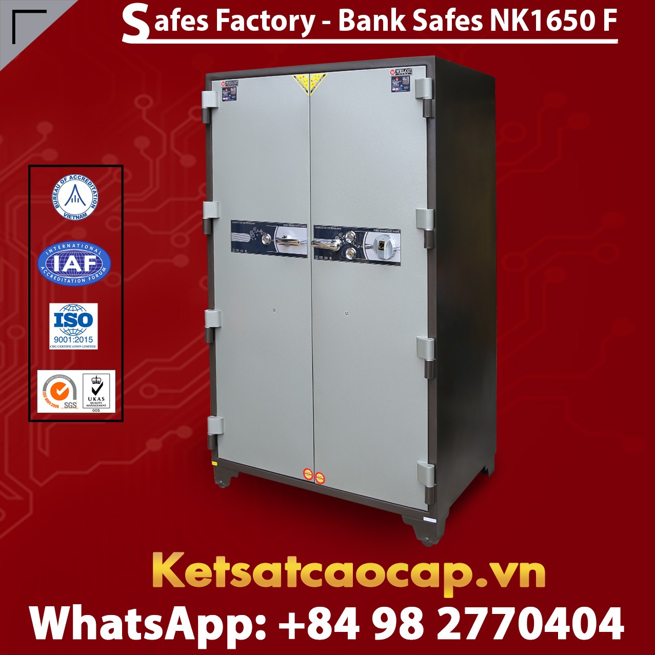 Bank Safe NK 1650 F Hot Sale Design - Modern Mechanical Locking System