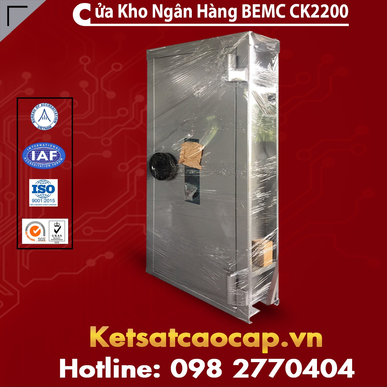 Cửa Kho Ngân Hàng BEMC CK2200