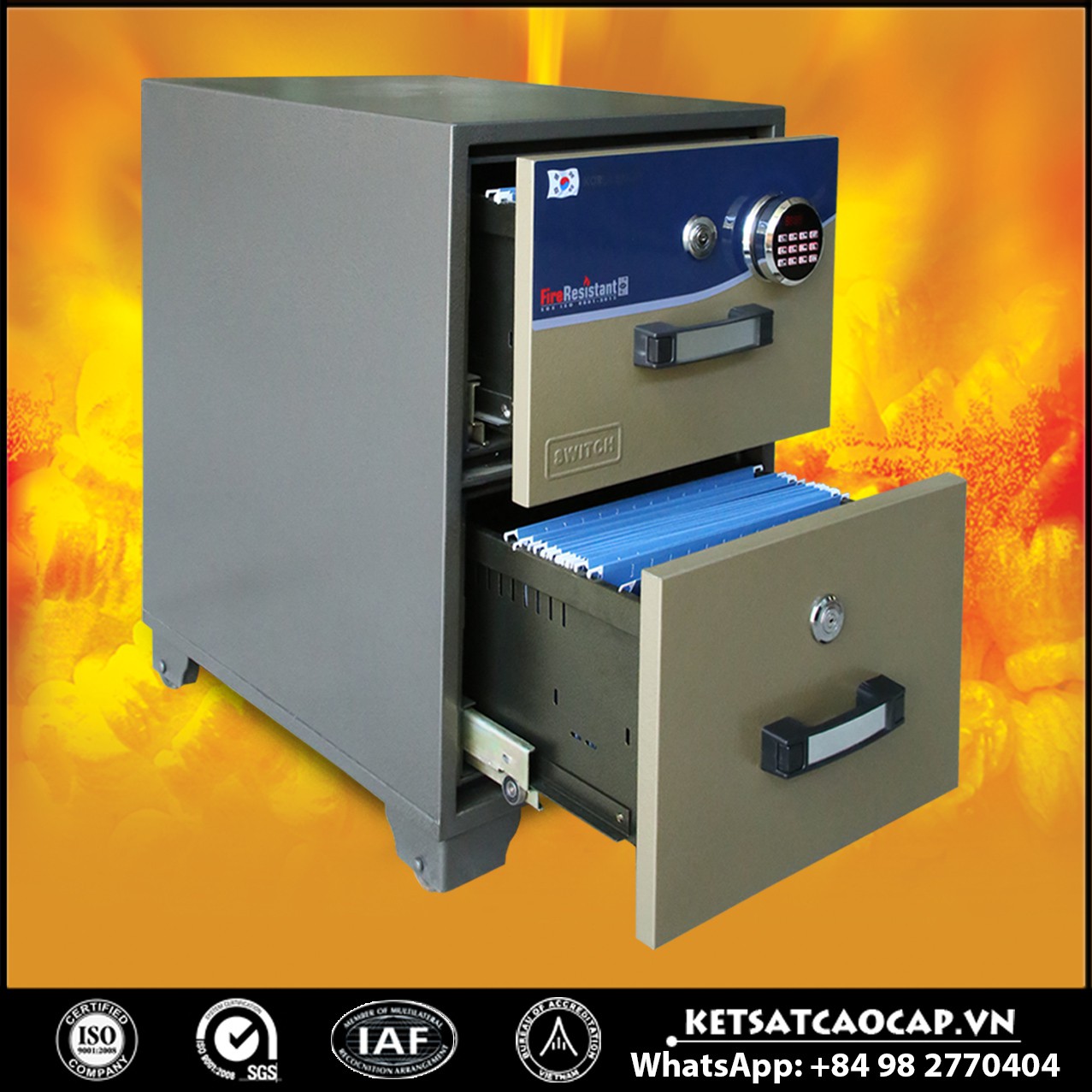 Fireproof fire safes filing cabinets