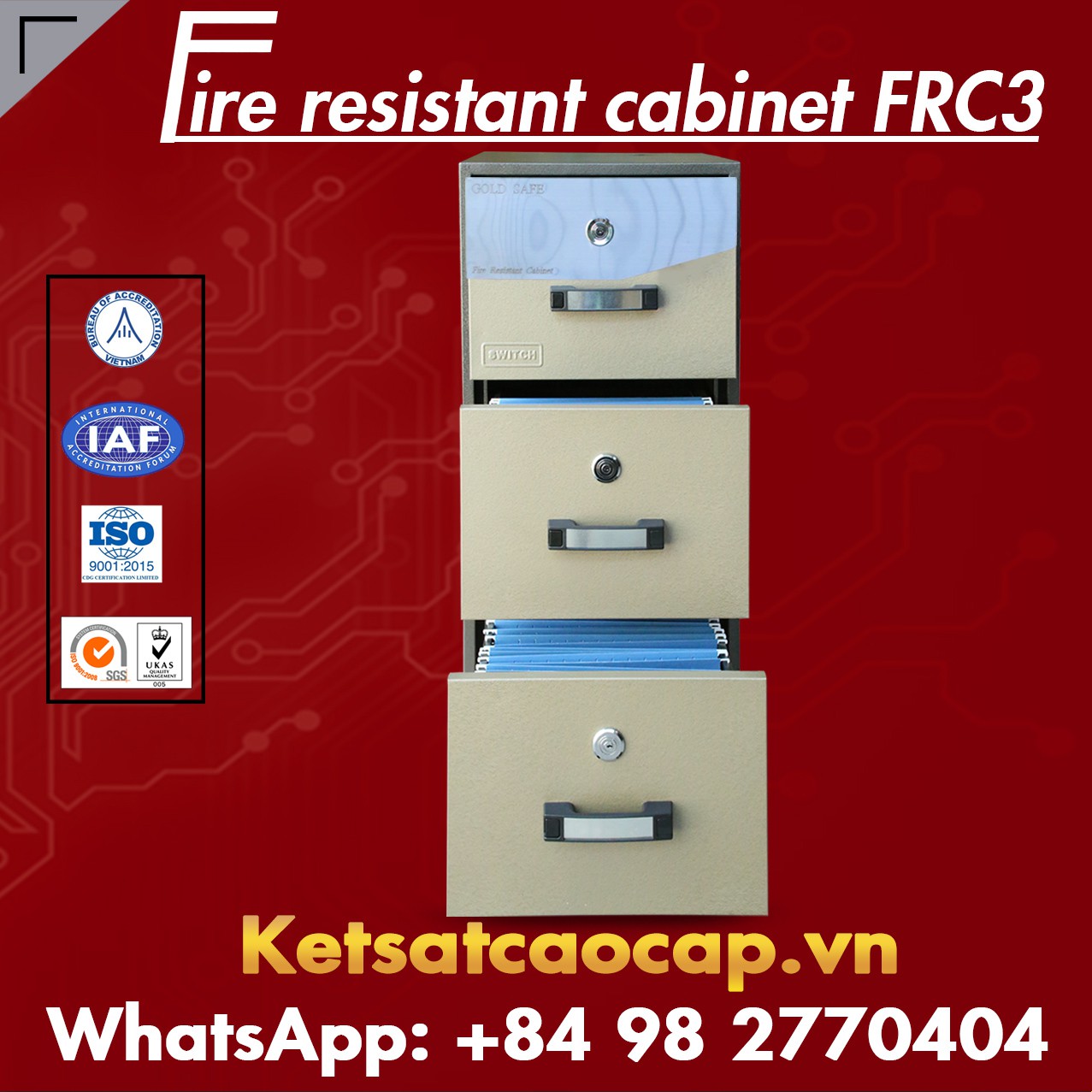 Tủ Sắt Chống Cháy FRC3