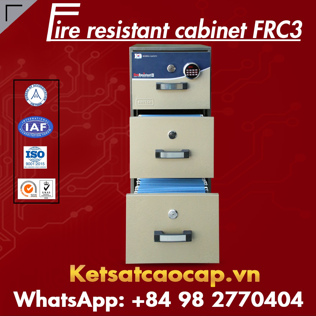 Fireproof File Cabinet for Safe File Storage