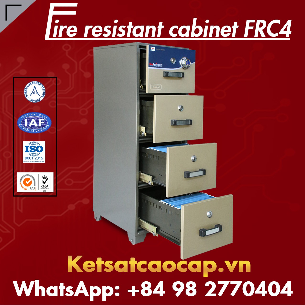 hình ảnh sản phẩm Fire Resistant Cabinets Cheap Source KOREA FRC4