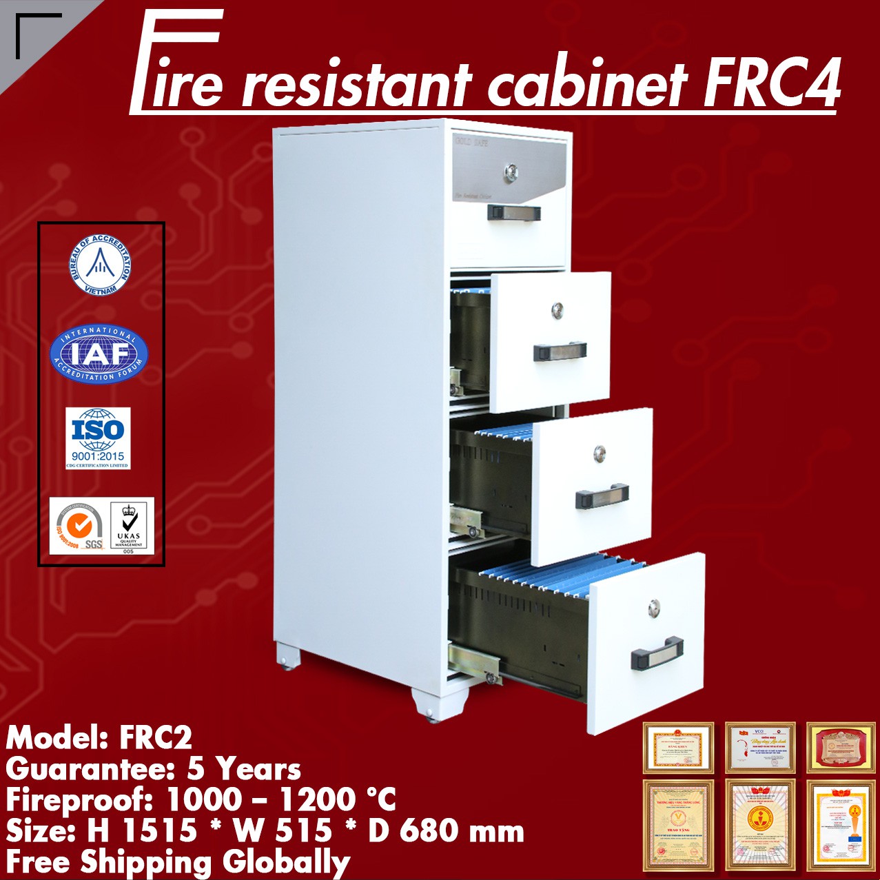 Tủ Chống Cháy Tốt FRC4