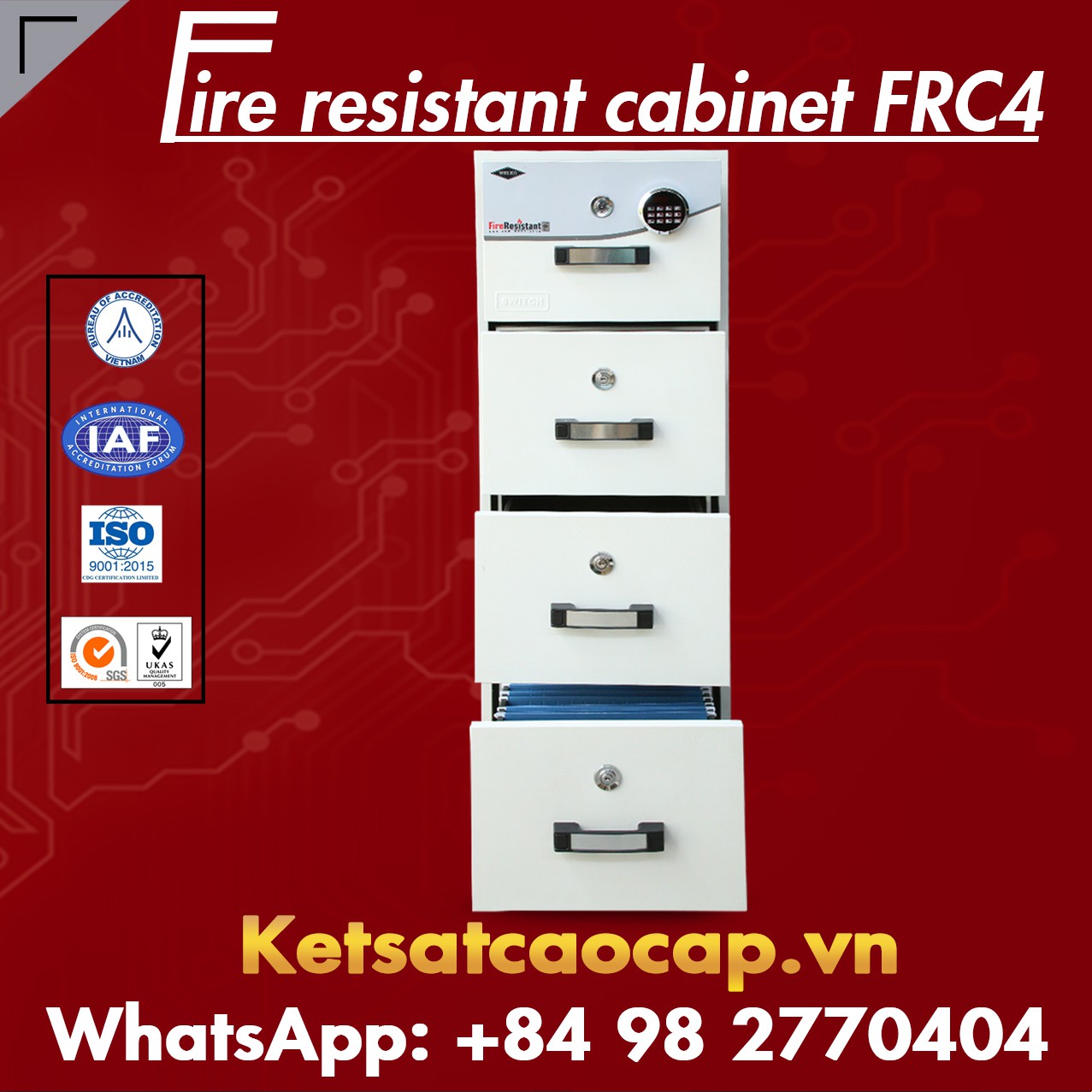 Cơ Sở Sản Xuất Tủ Chống Cháy WELKO FRC4
