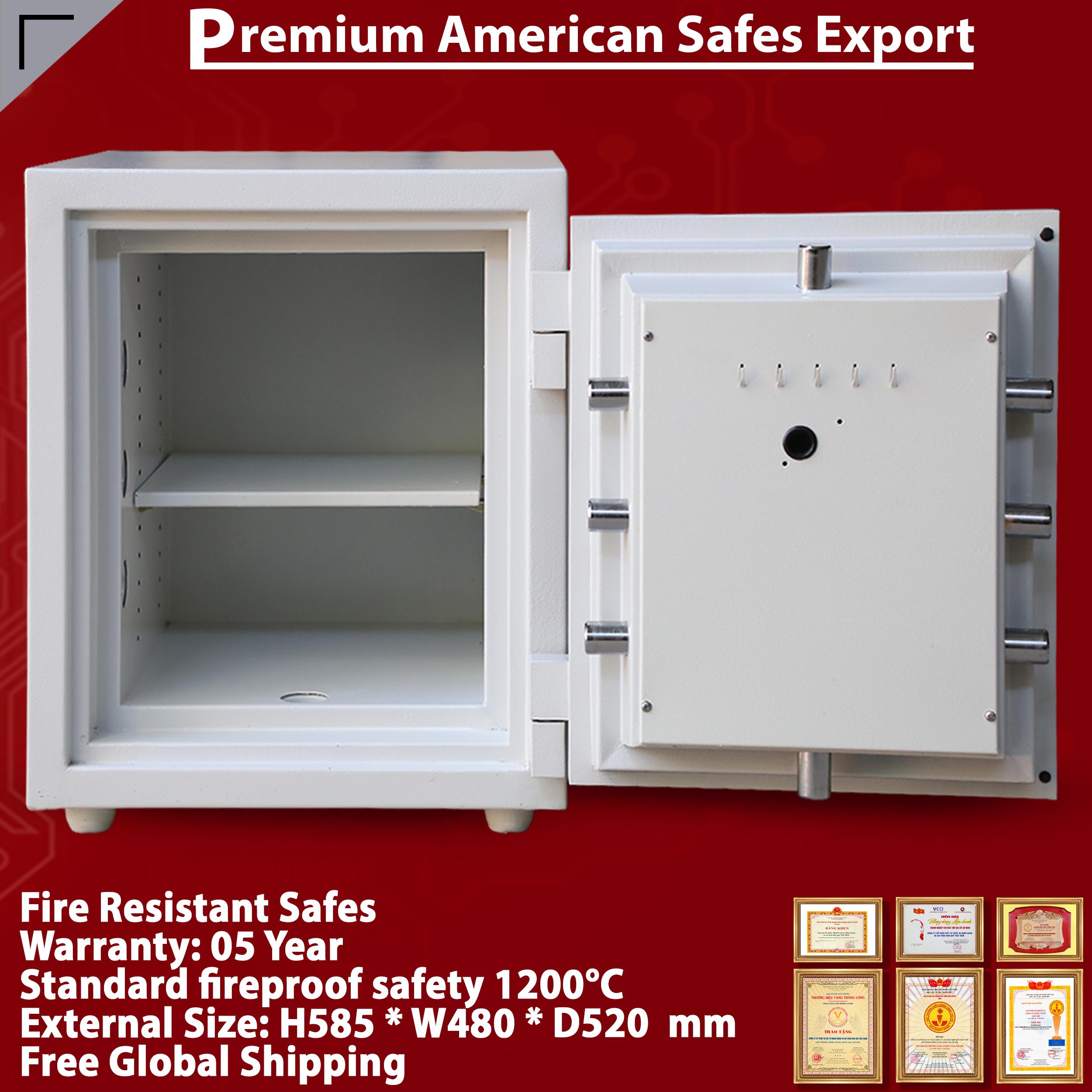 Luxury Safes Box WELKO US620 LED