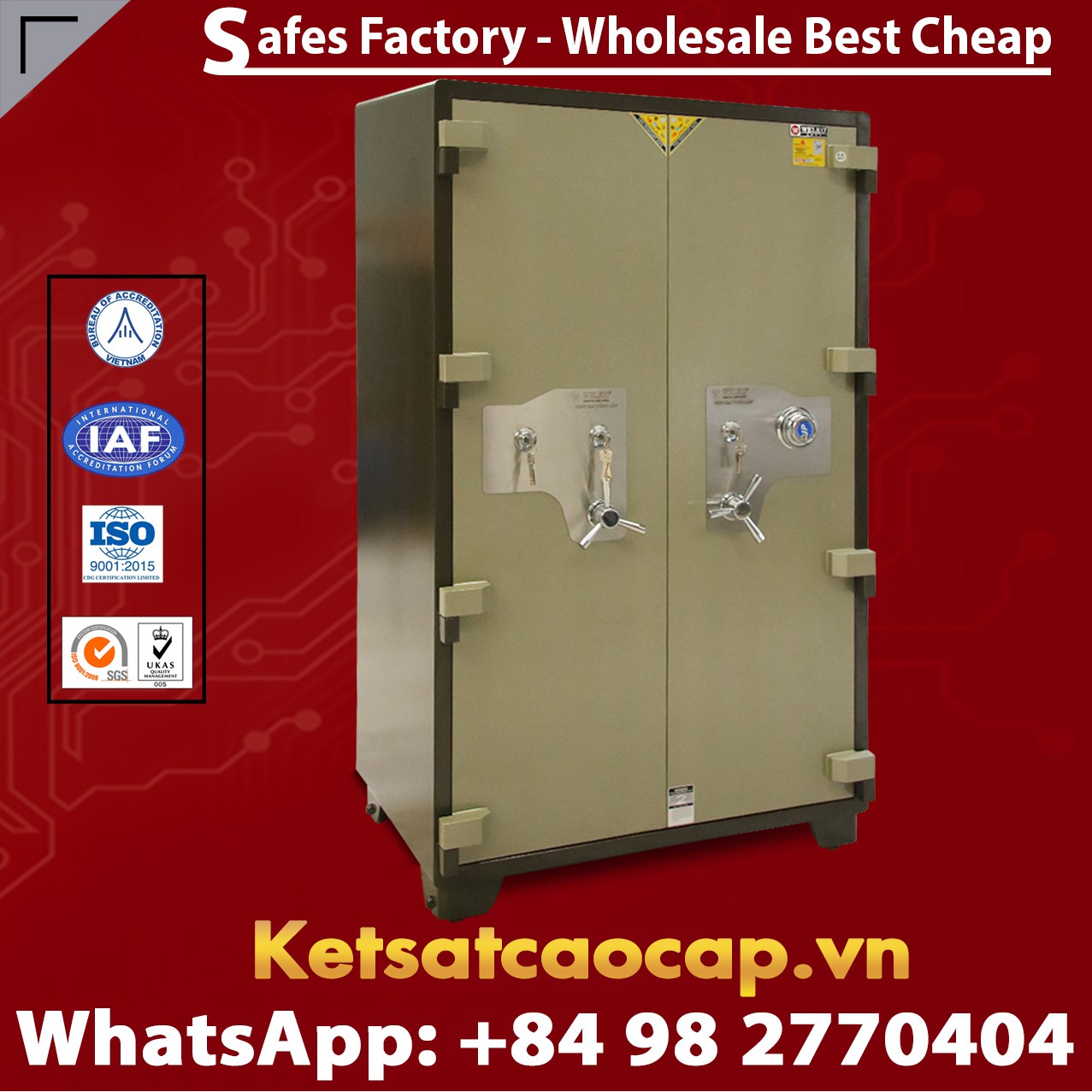 Premium Safe Box WELKO US1650 DK Two Door