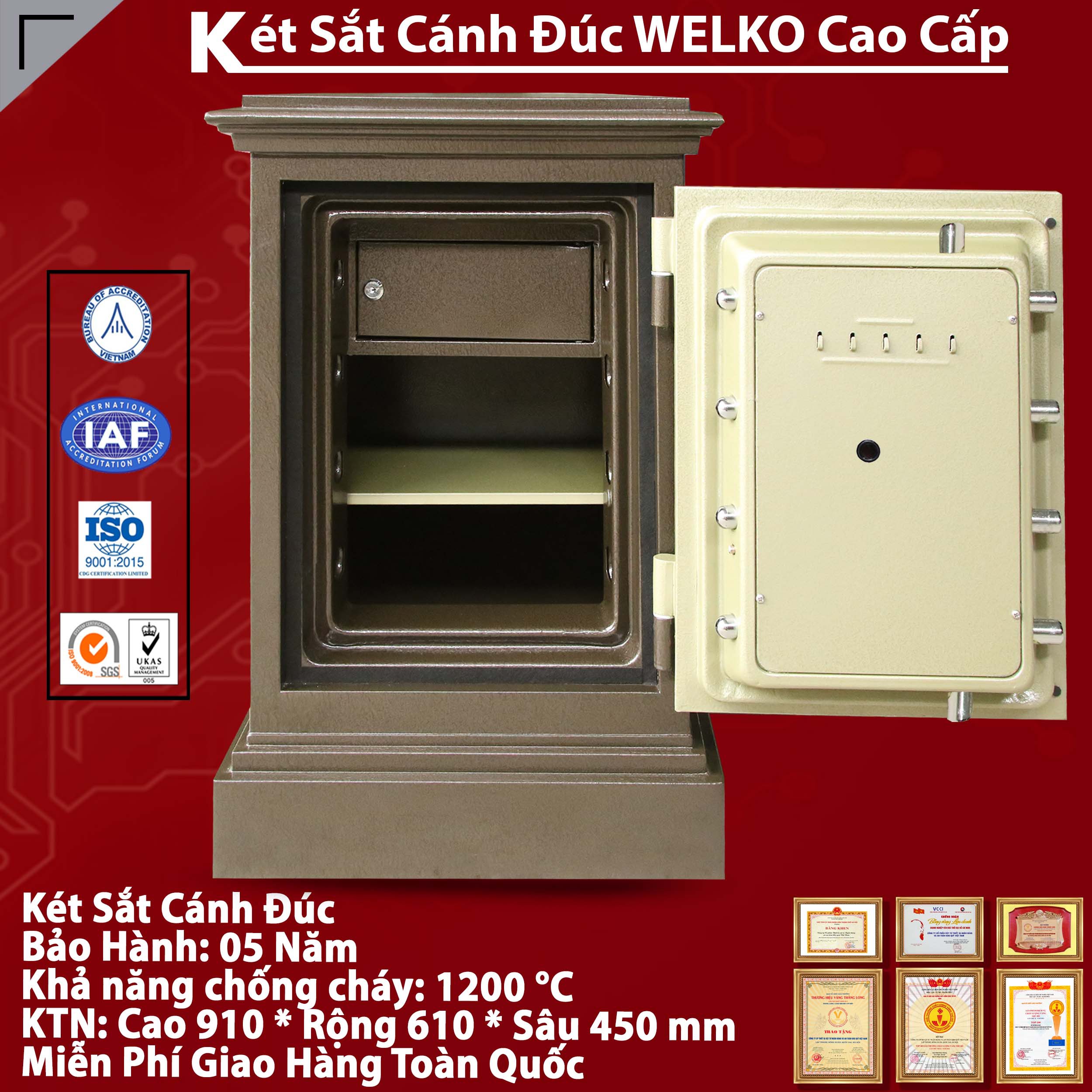 Ket Sat Canh Duc WELKO Chat Luong Cao