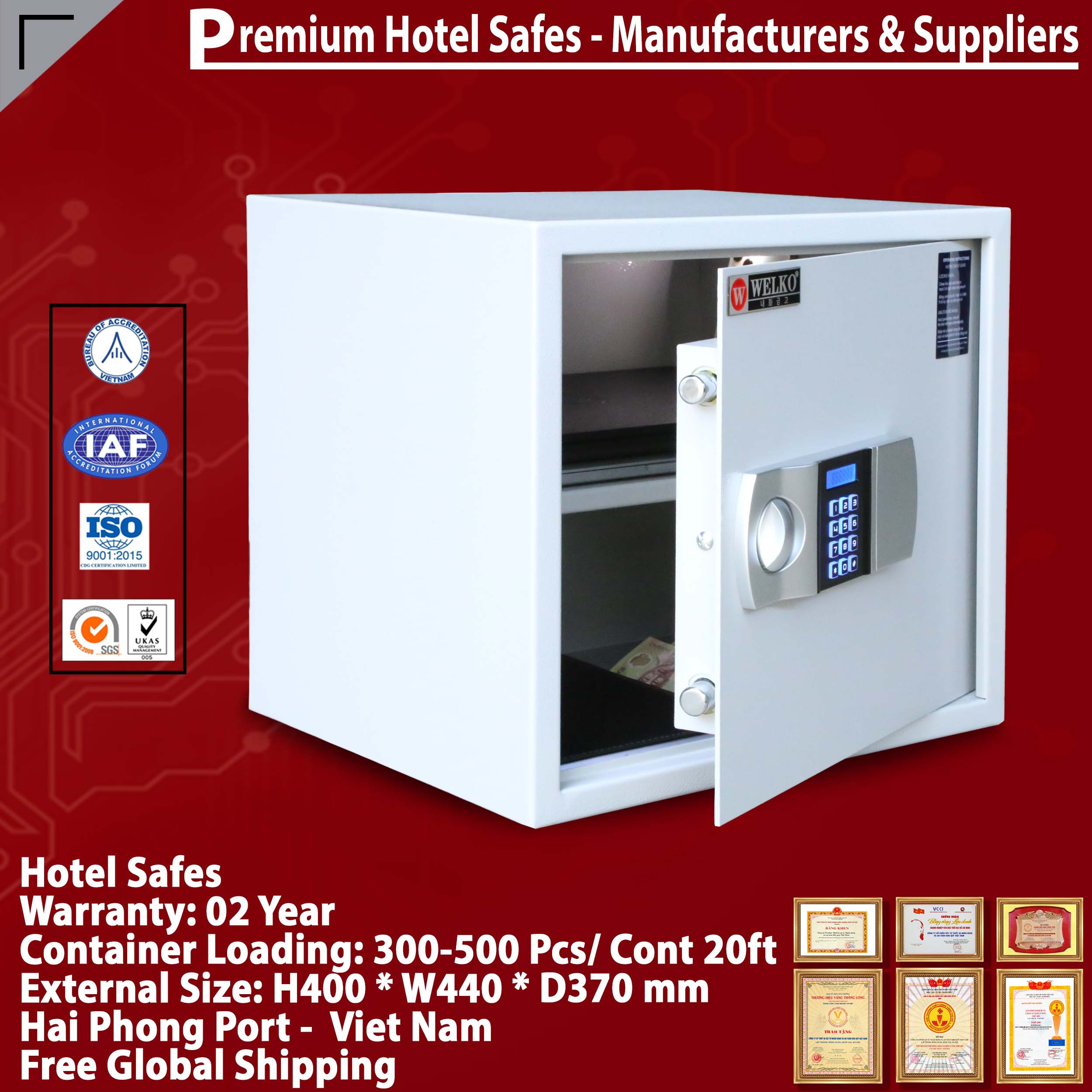Best Sellers In Hotel Safes High Quality Price Ratio‎ Lock