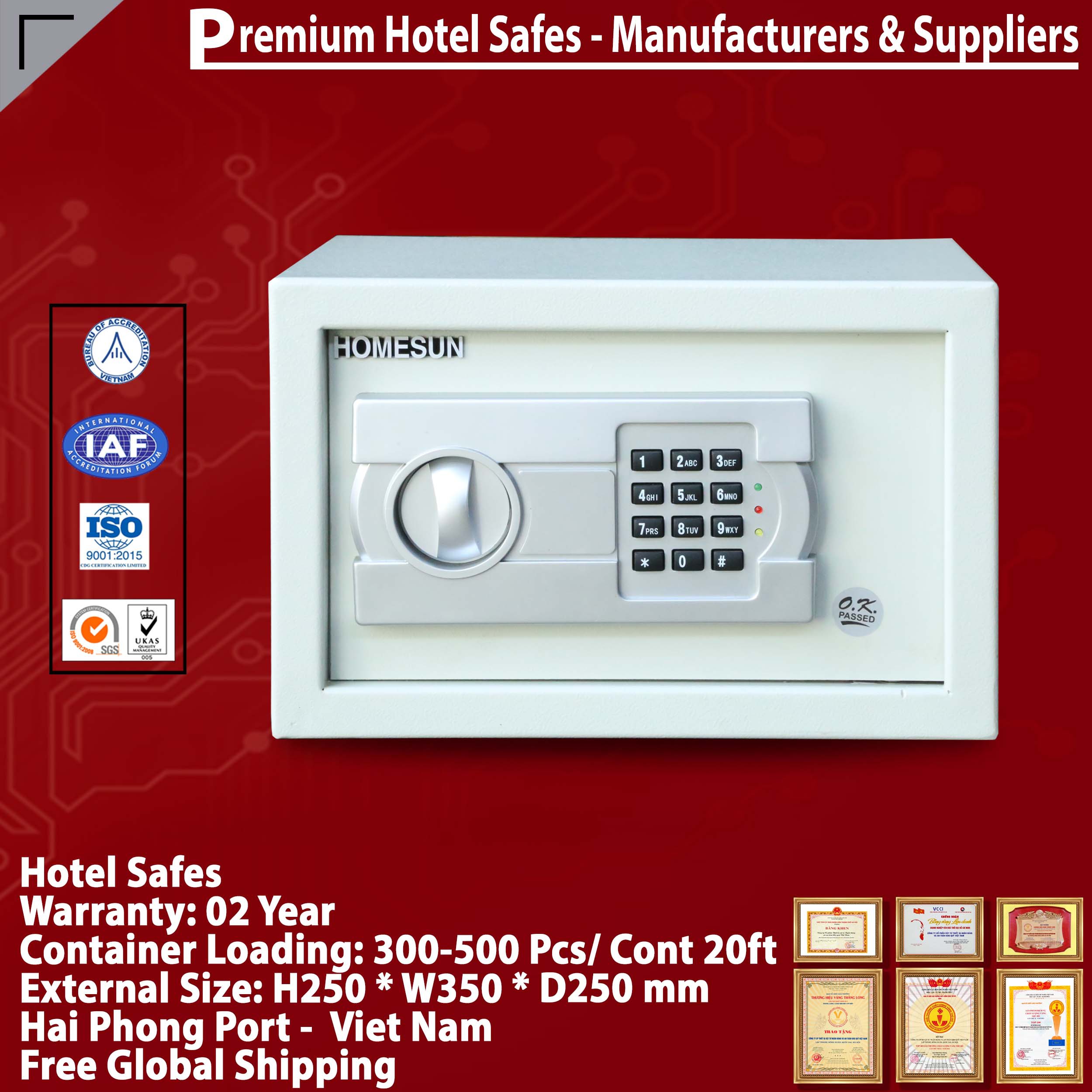 Portable Hotel Safes Factory Direct & Fast Shipping‎