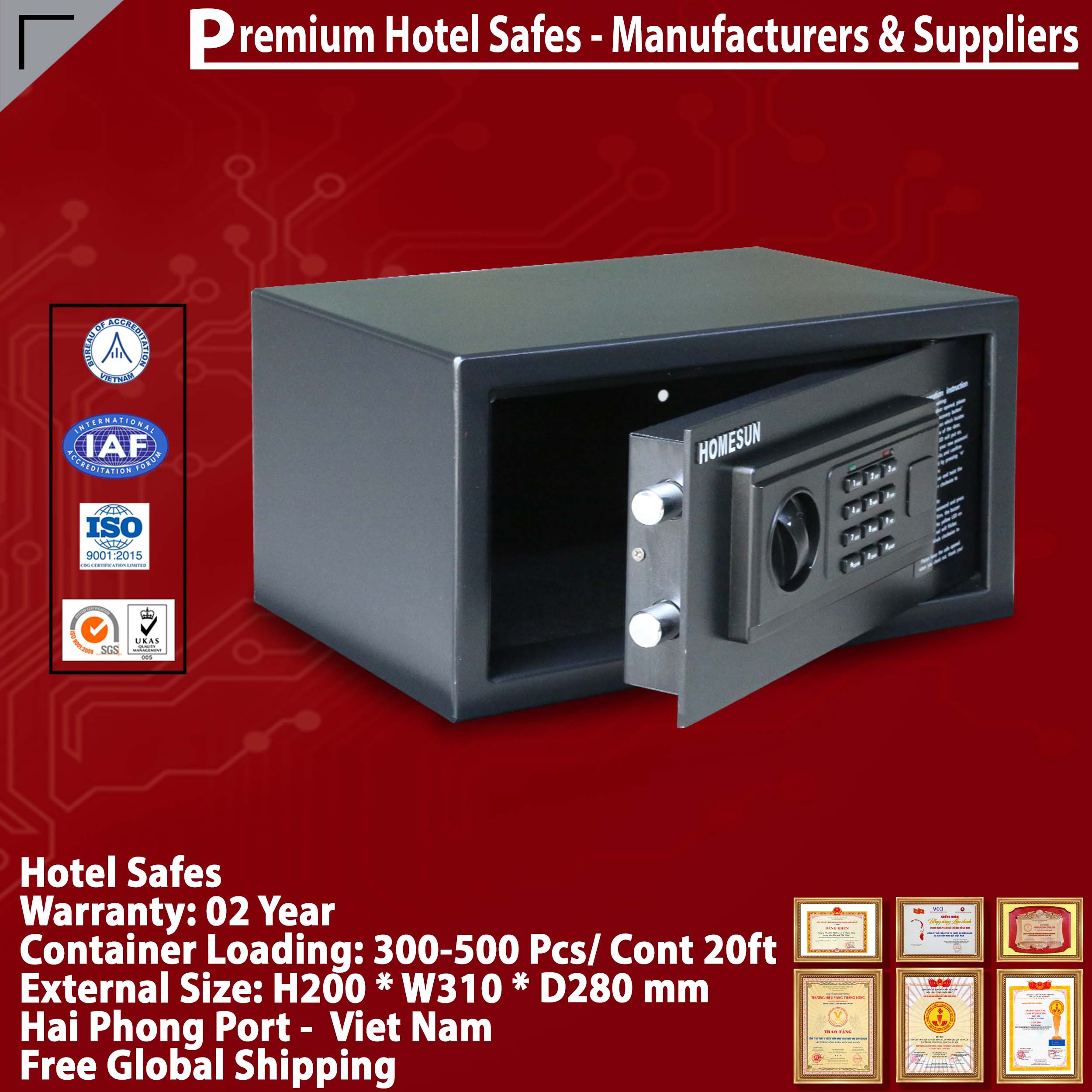 Safe in Hotel High Quality Price Ratio‎