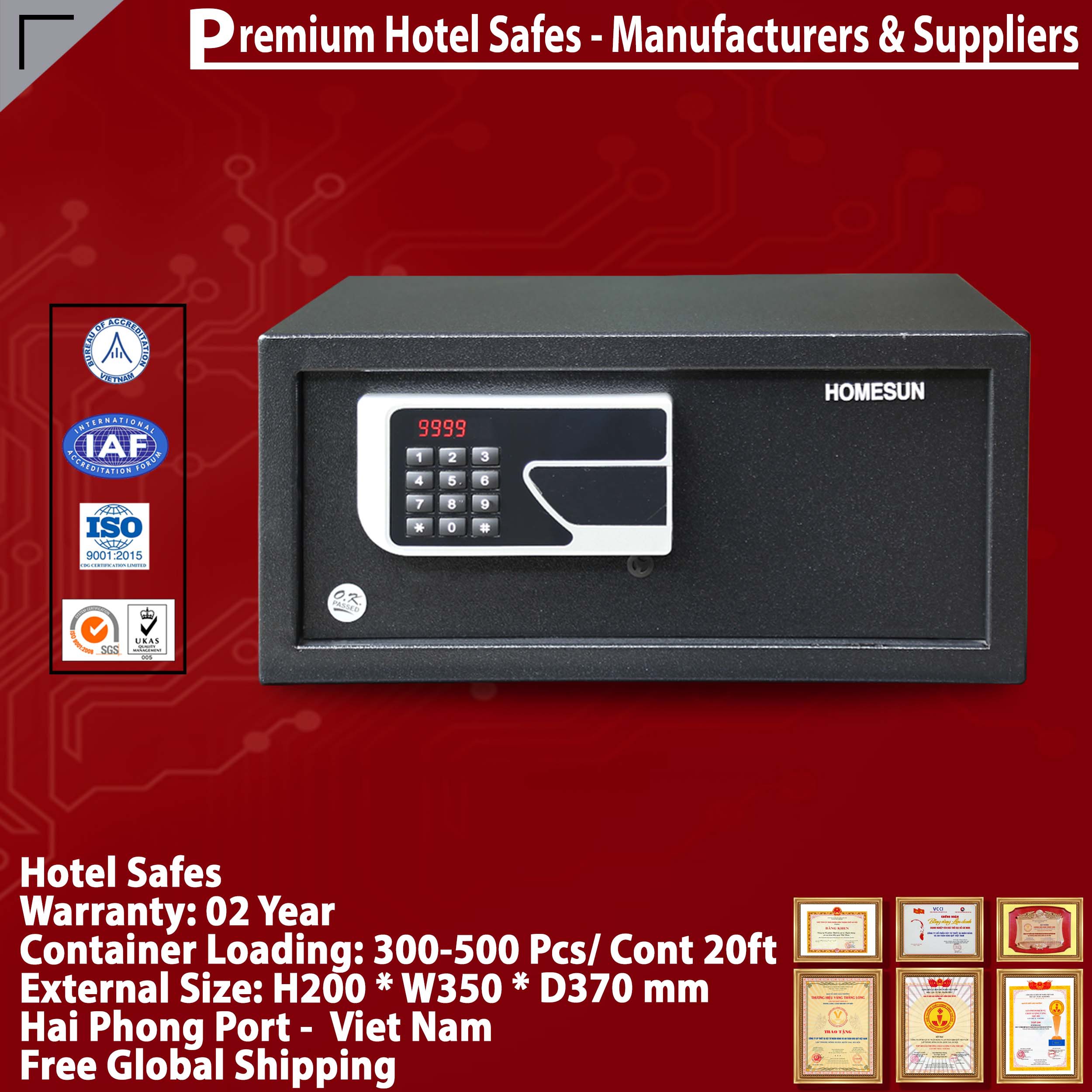 Best Hotel Safe For Home Factory Direct & Fast Shipping‎ WELKO