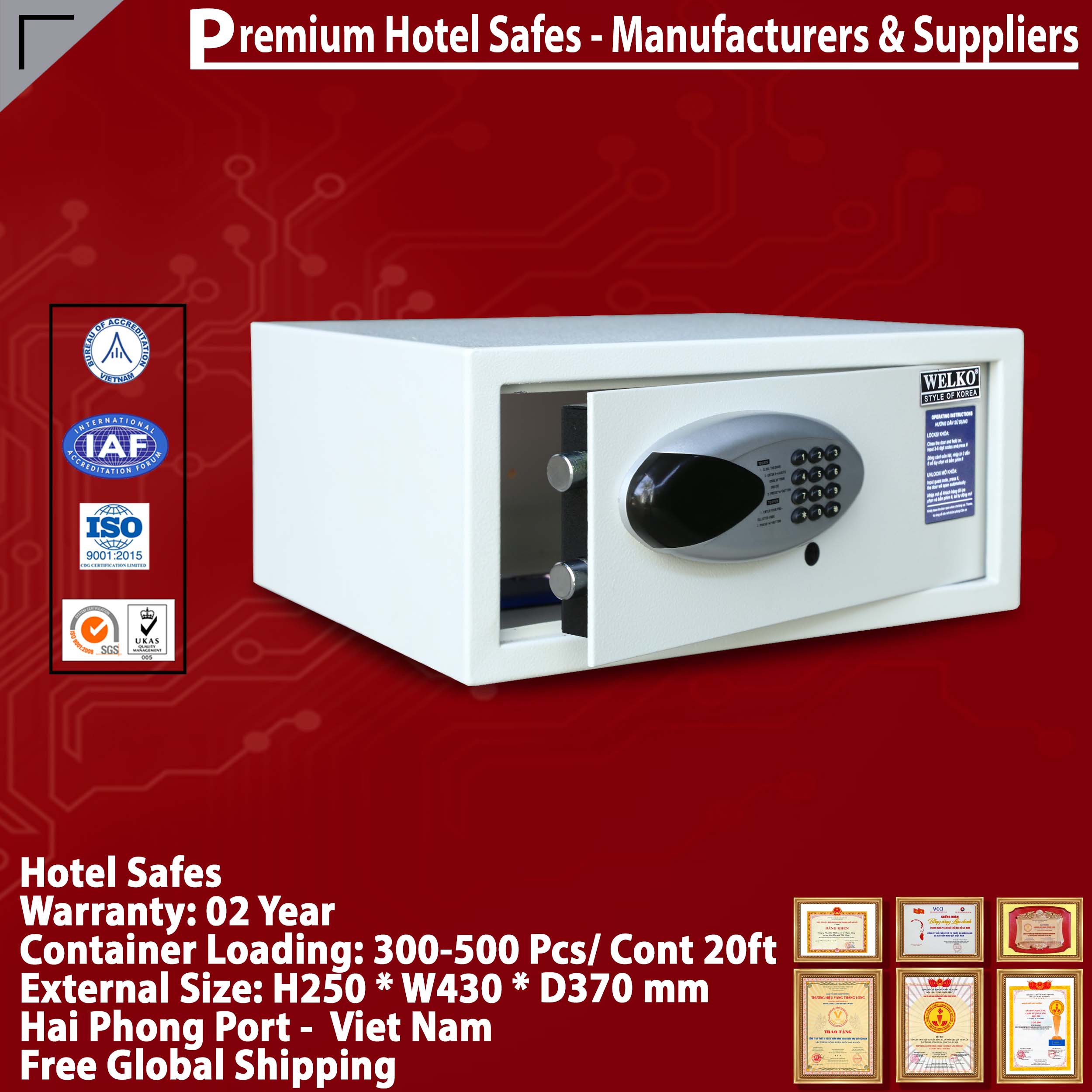 Mesa Best Sellers In Hotel Safes High Quality Price Ratio‎