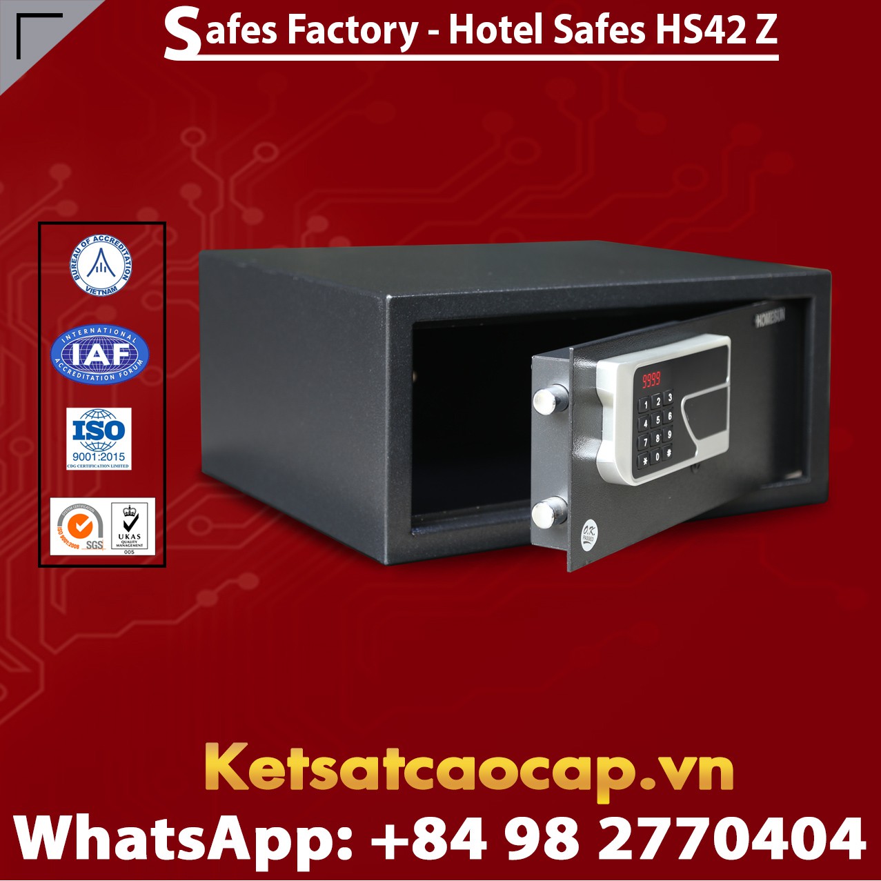 Xưởng sản xuất Safes Box Hotel Manufacturers chính hãng