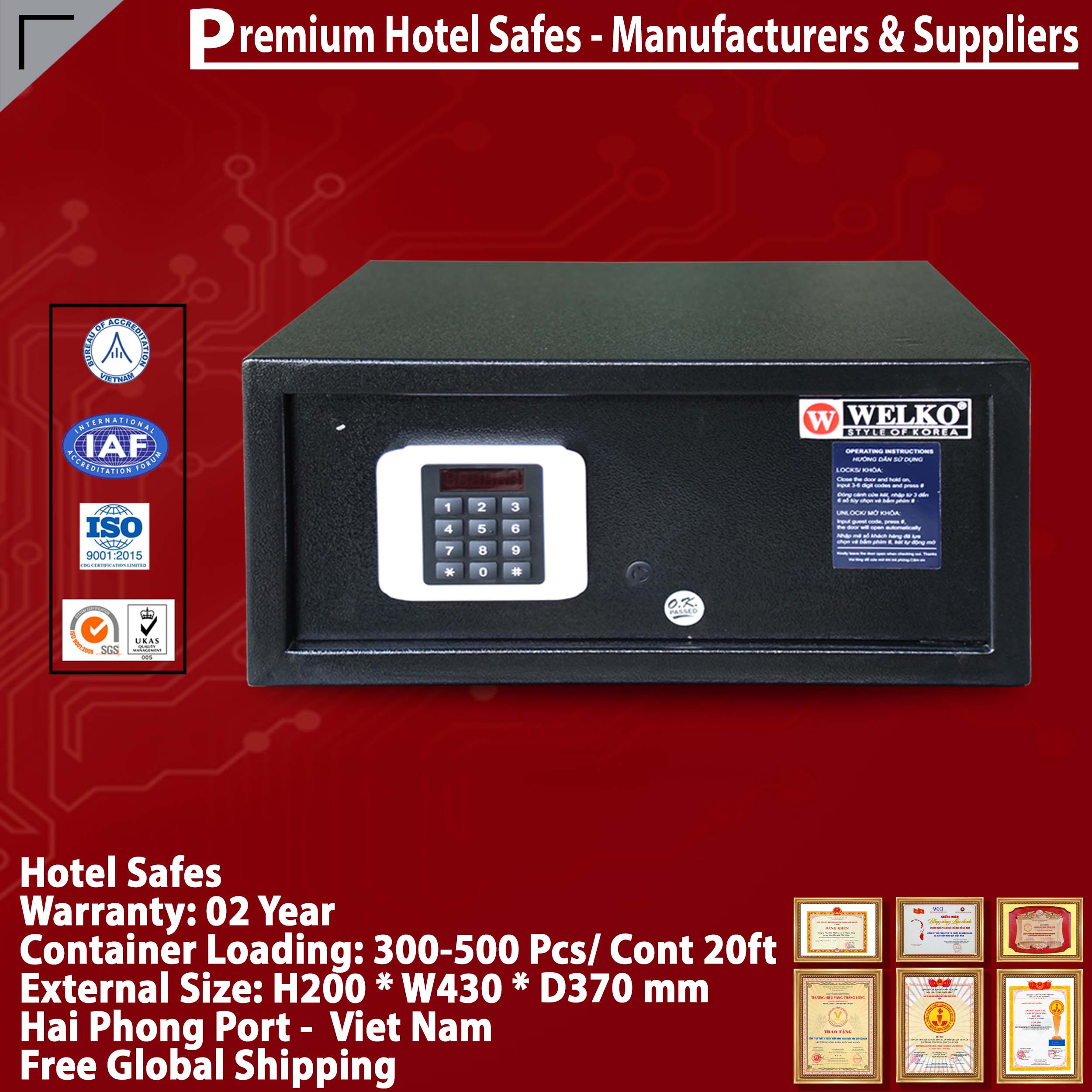 Best Sellers In Hotel SafesFactory Direct & Fast Shipping‎ WELKO