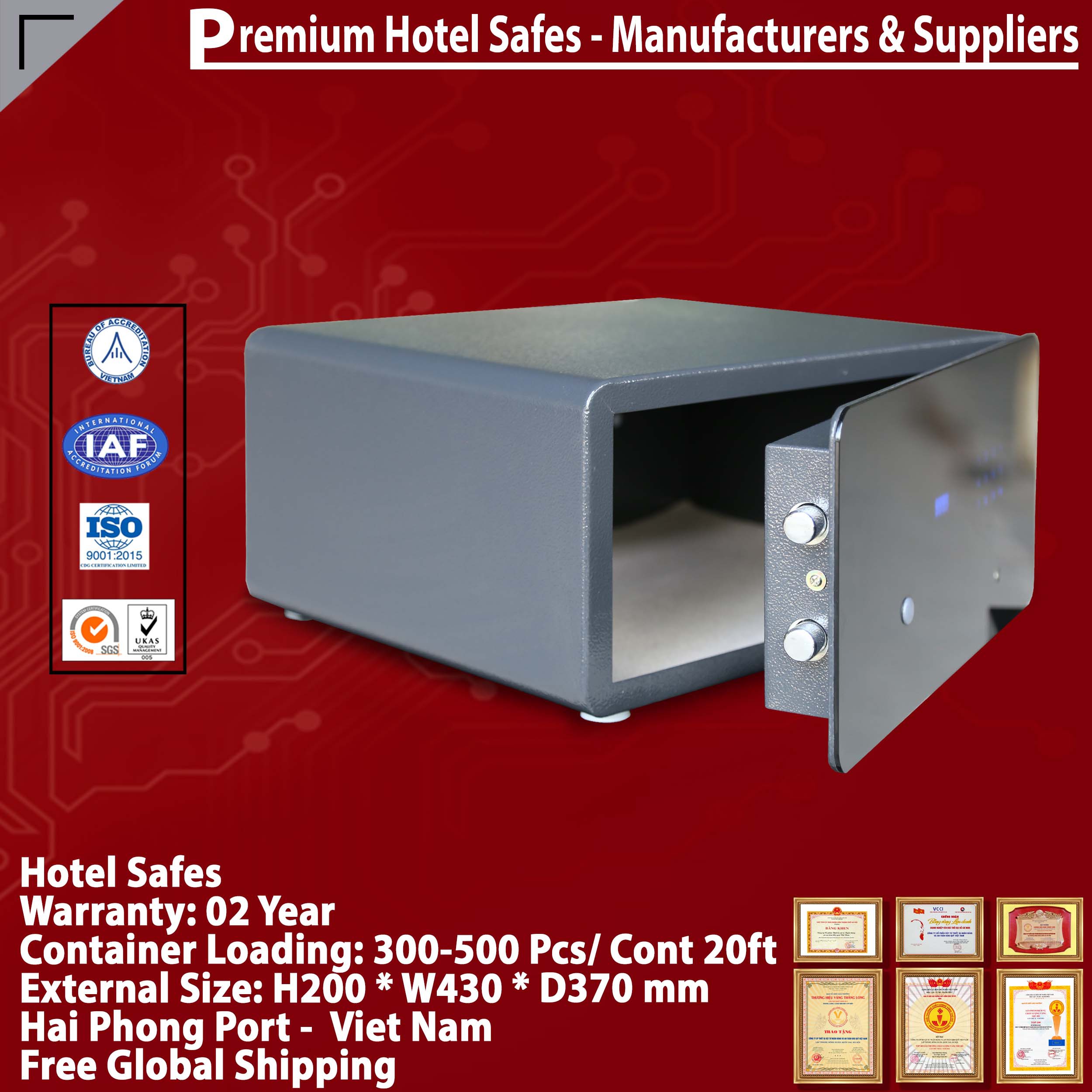 Best Sellers In Hotel Safes High Quality Price Ratio‎ WELKO