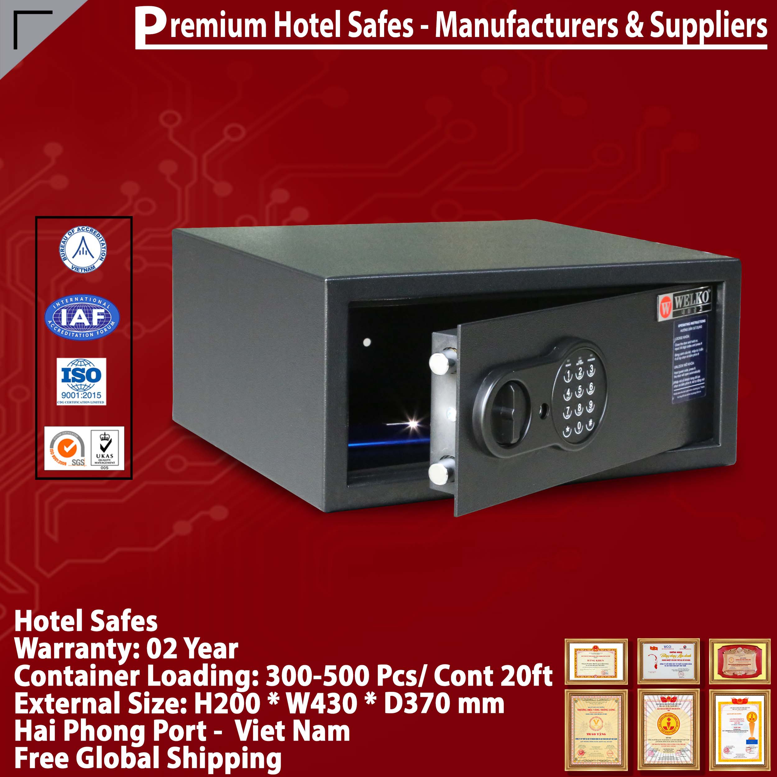 Hotel Room Security High Quality Price Ratio‎