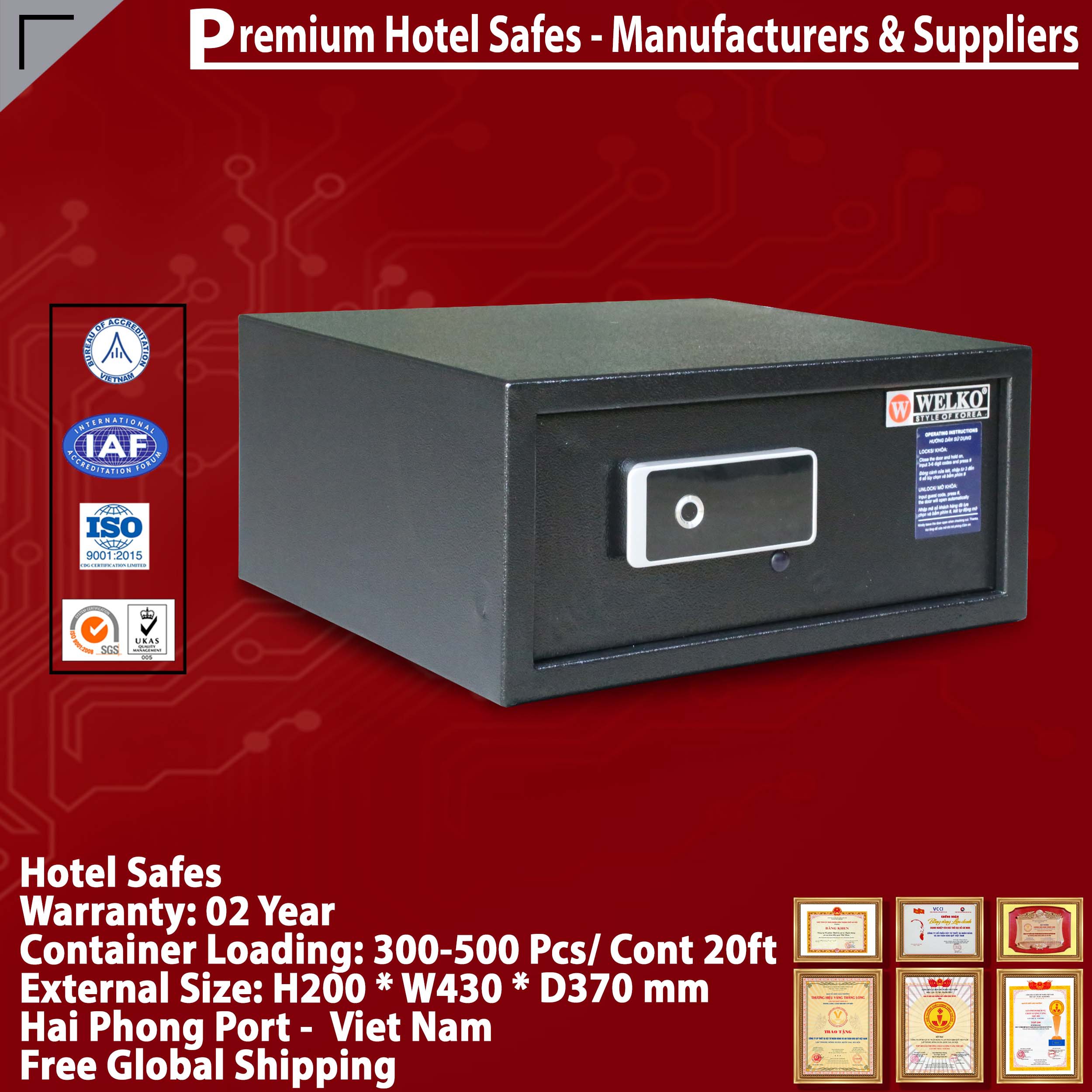 Hotel Room Security Manufacturing Facility