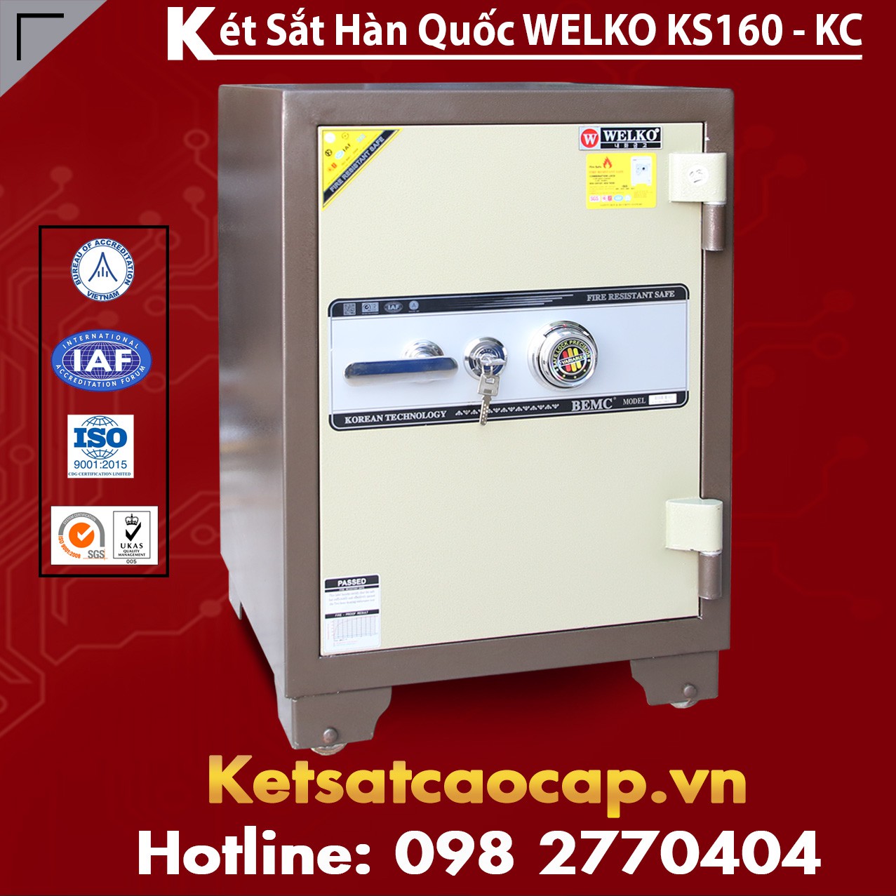 Ket Sat Van Phong Welko KS125 - KC Brown