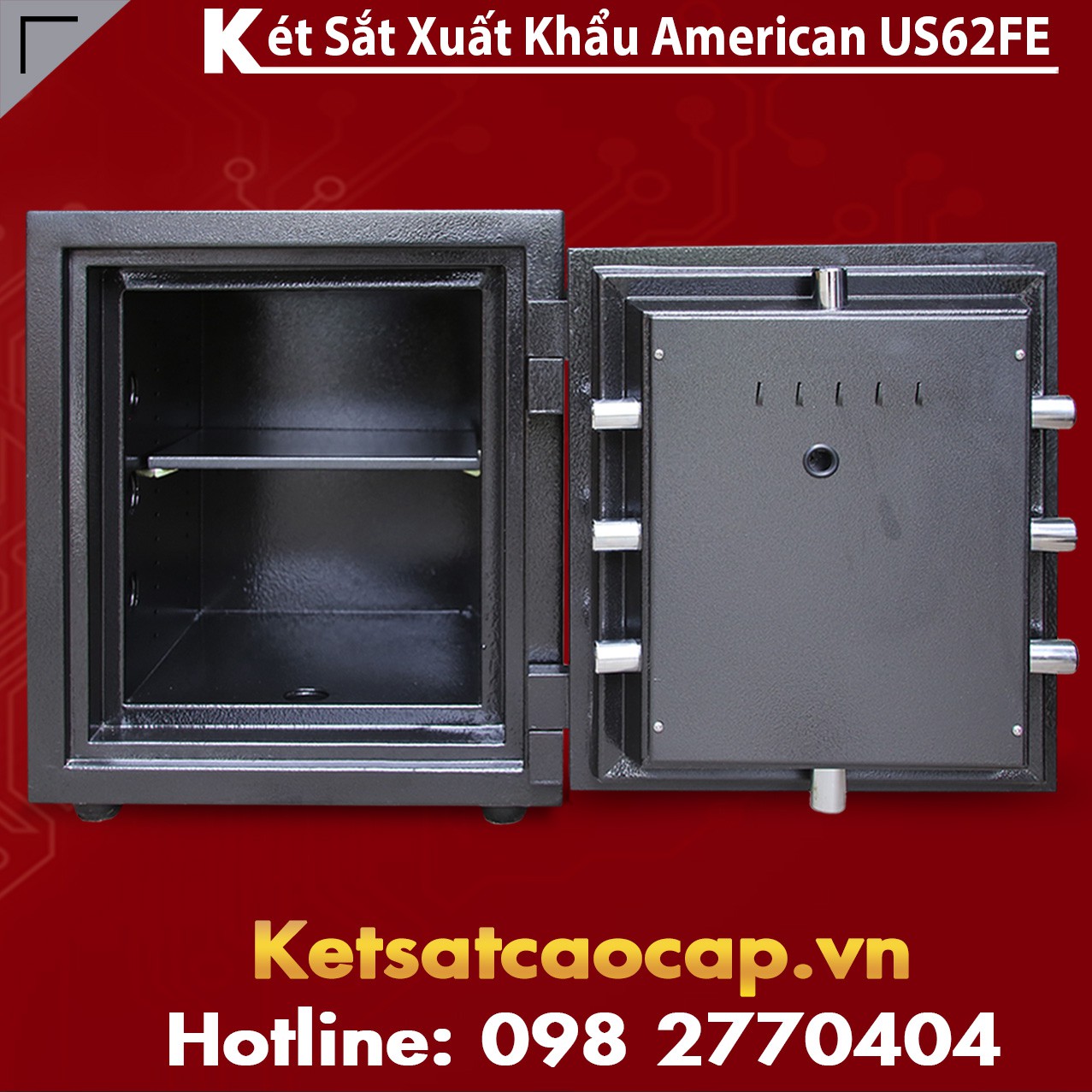 cửa hàng bán két sắt xuất khẩu US62 cao cấp ở Mỹ Đức