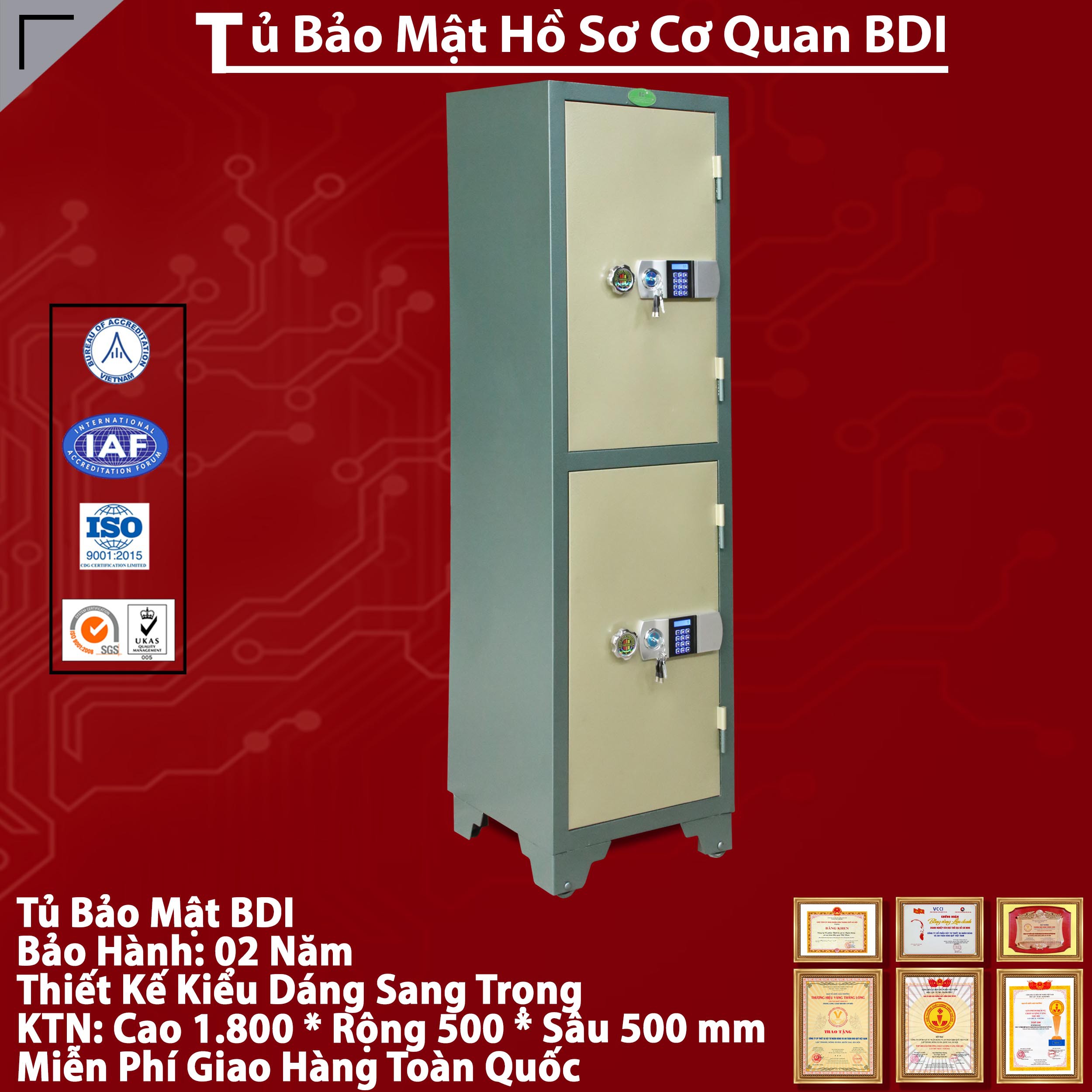 Tu Bao Mat 2 Canh Hien Dai Cao Cap