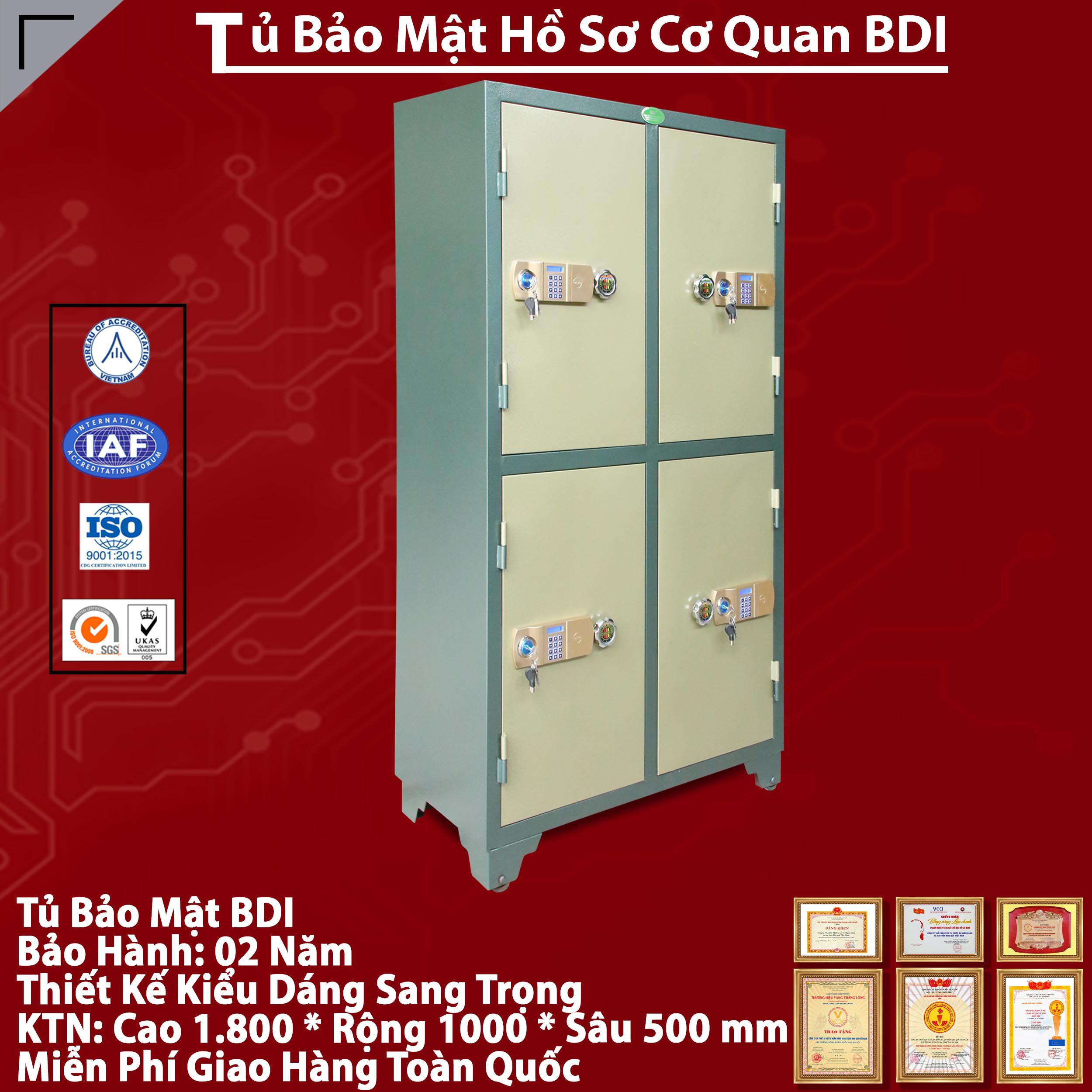 Tu Bao Mat 4 Canh Hien Dai Cao Cap