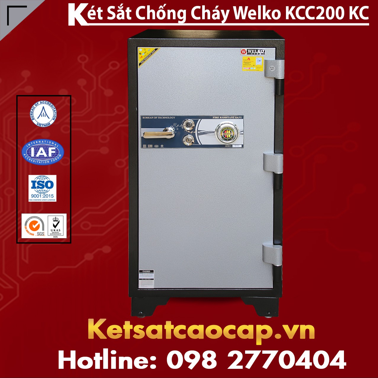 Ket Sat Chong Chay KCC 200 - KC