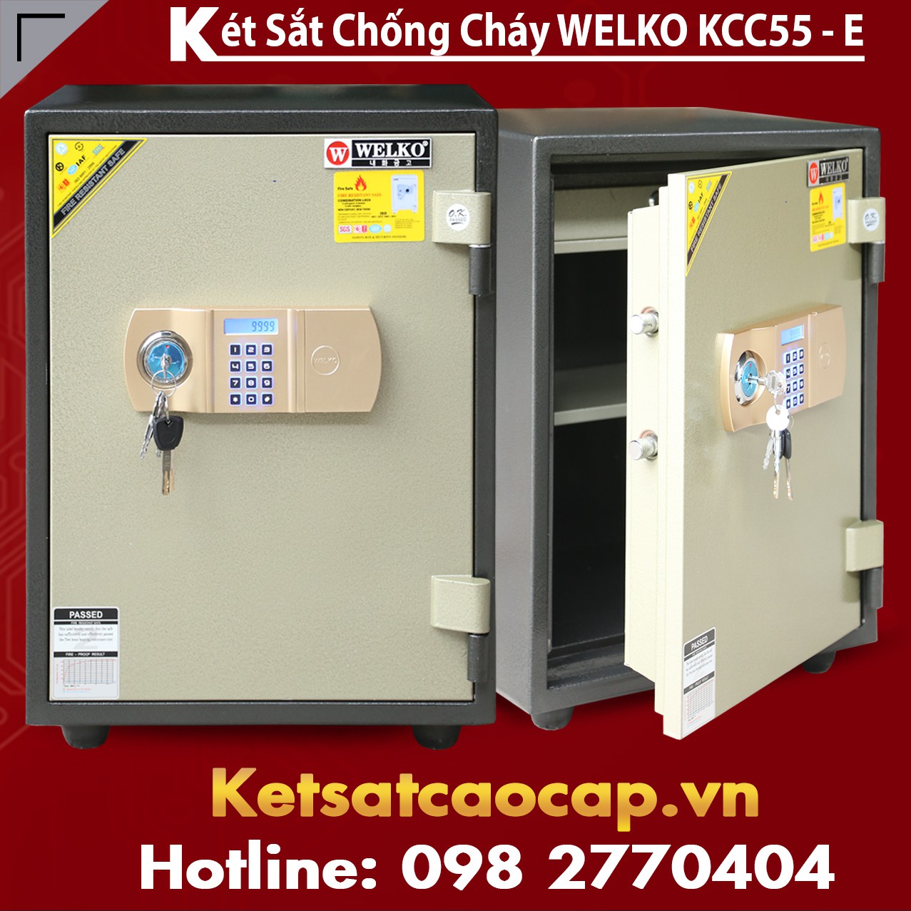 Ket Sat Chong Chay KCC55 E - GOLD