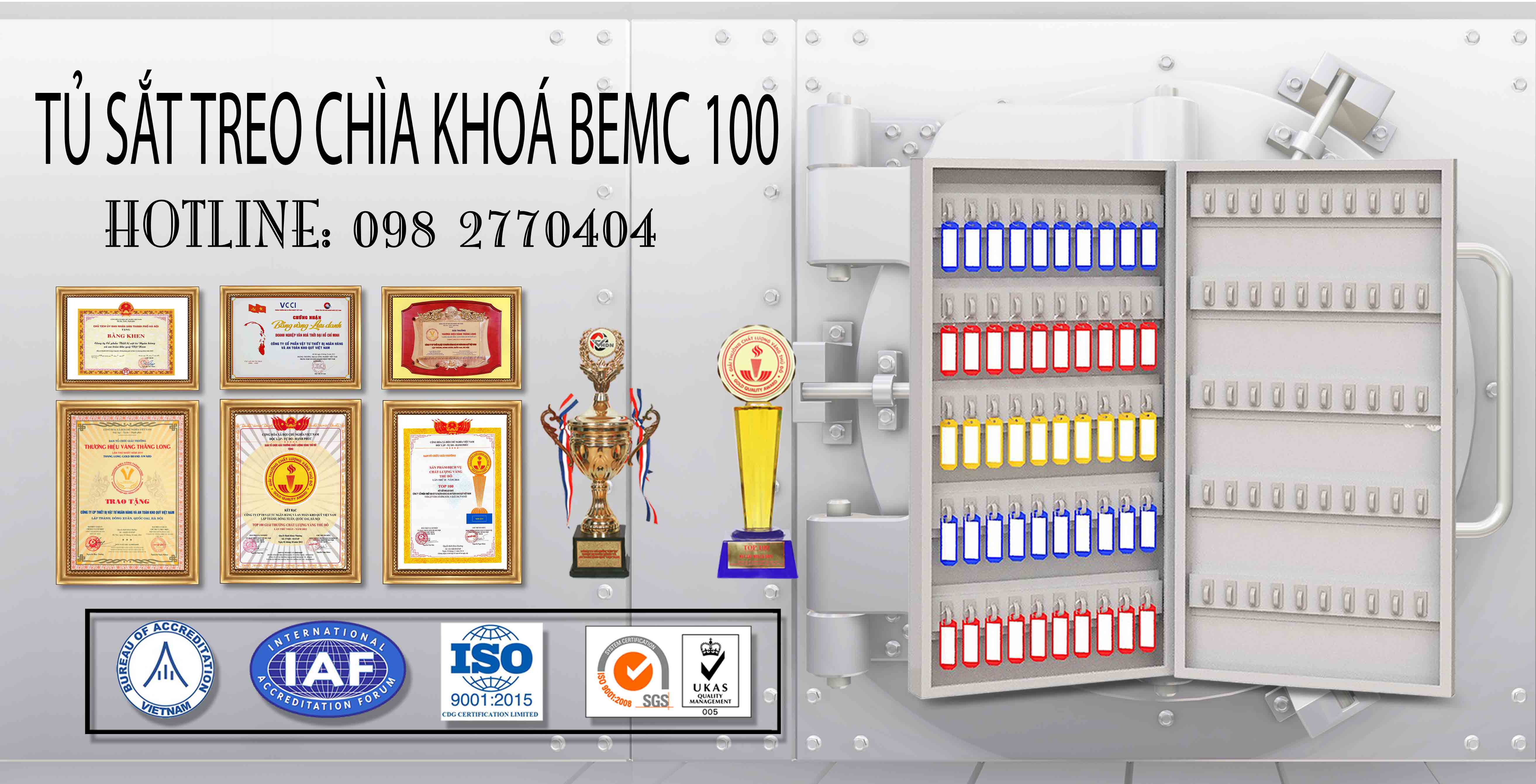 Tủ treo chìa khóa BEMC-100