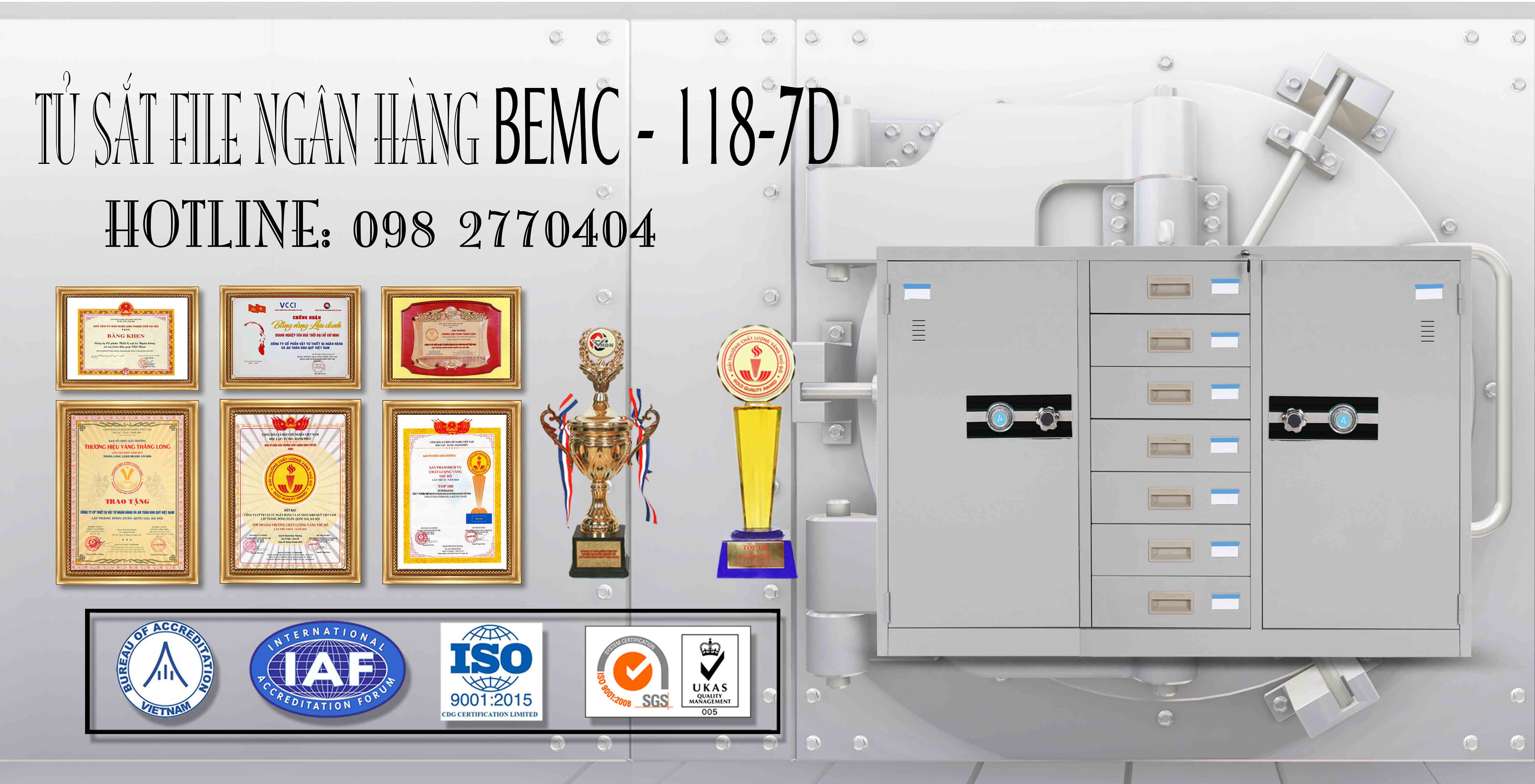 Tủ hồ sơ BEMC-118-7D