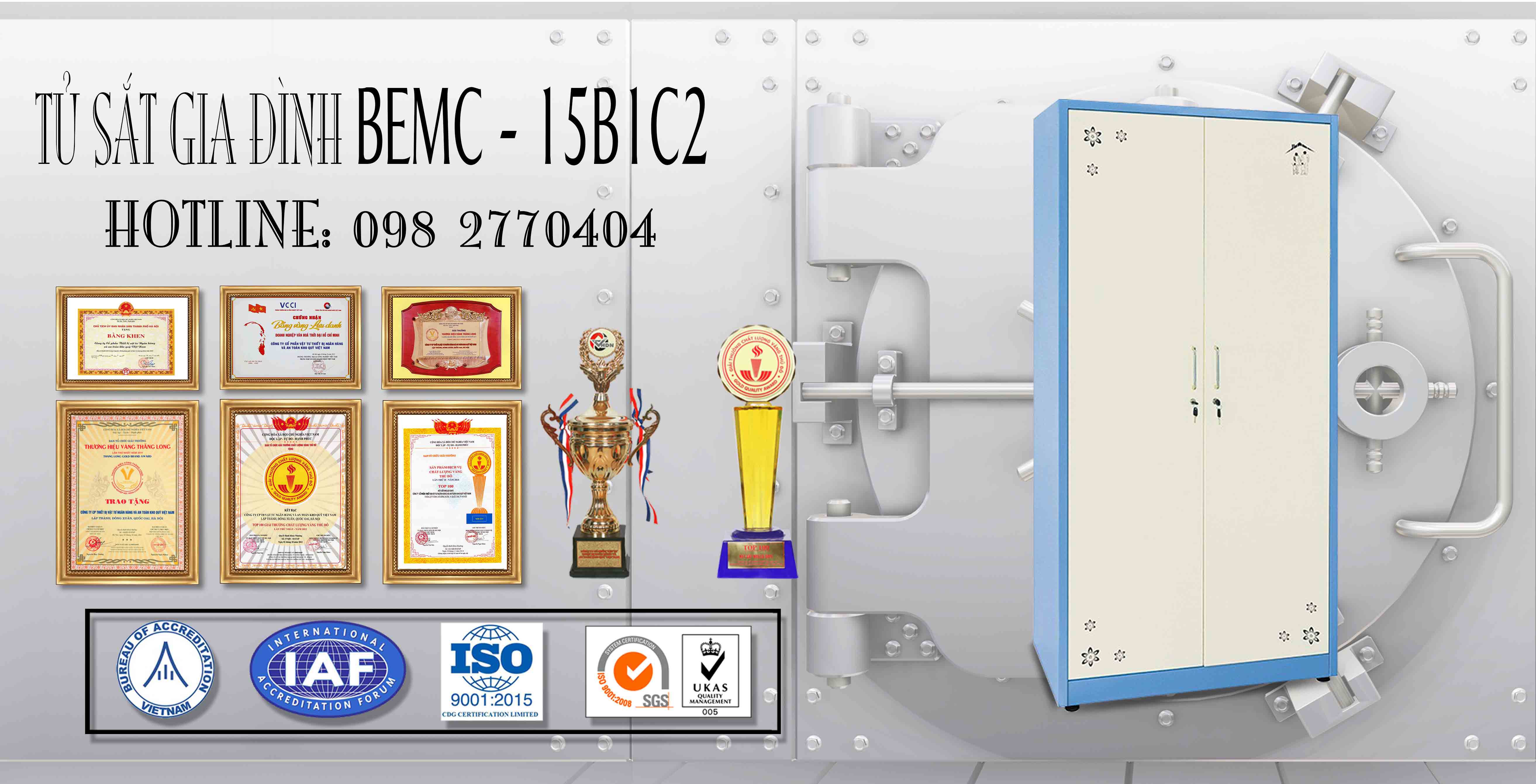 Tủ sắt sơn tĩnh điện BEMC-15B1C2