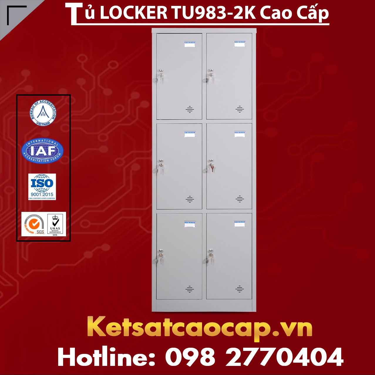 Tủ Locker TU983-2K