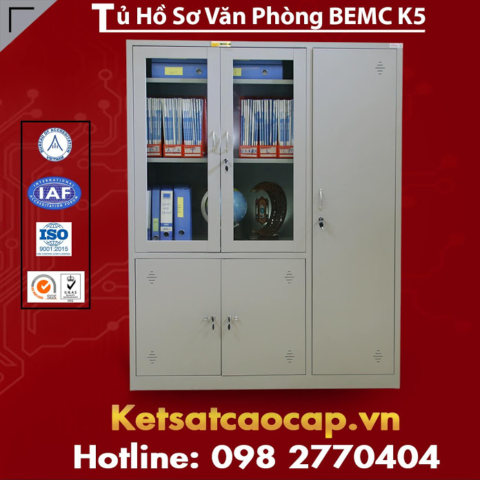 tủ kính đựng tài liệu