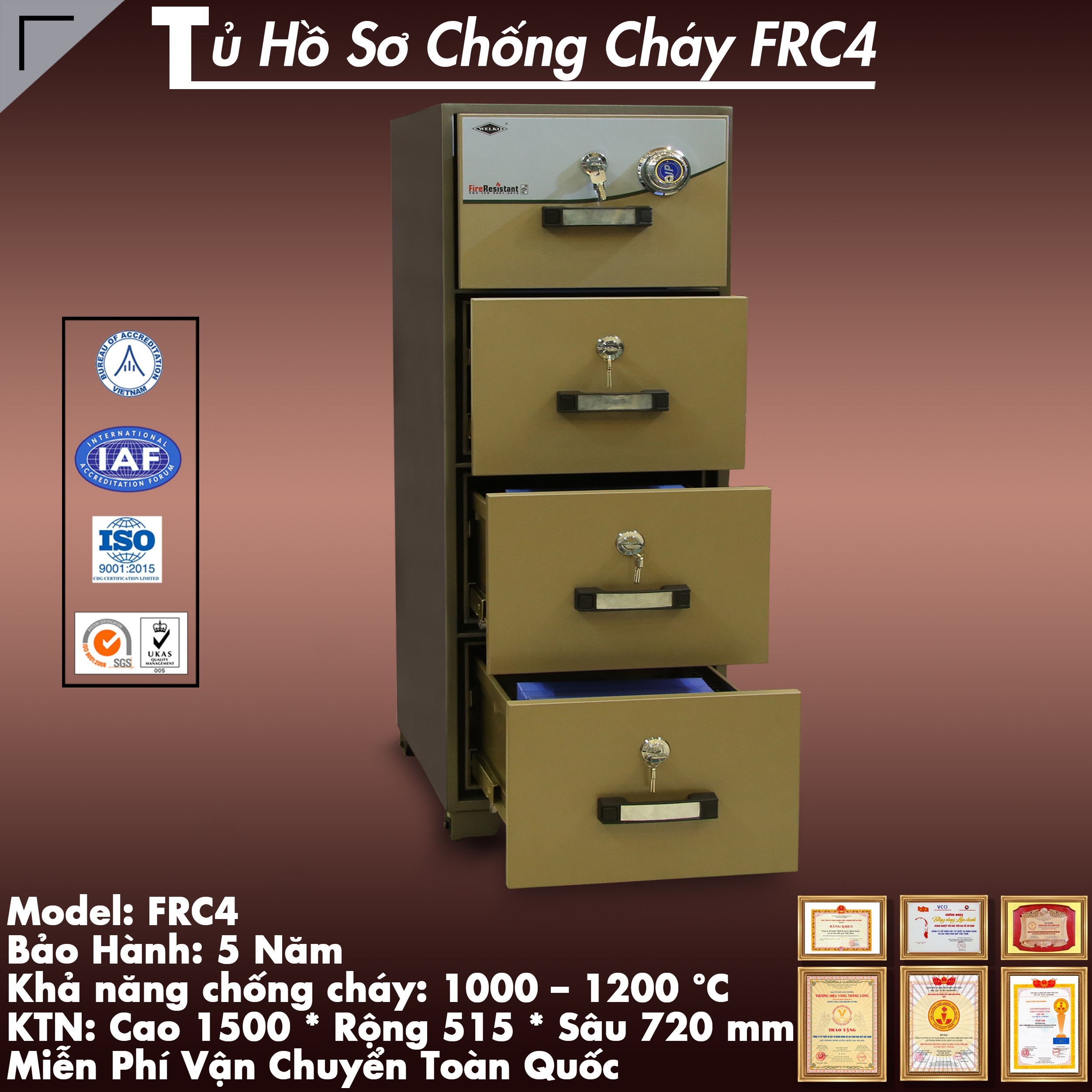 Mua tủ hồ sơ chống cháy giá rẻ ở đâu