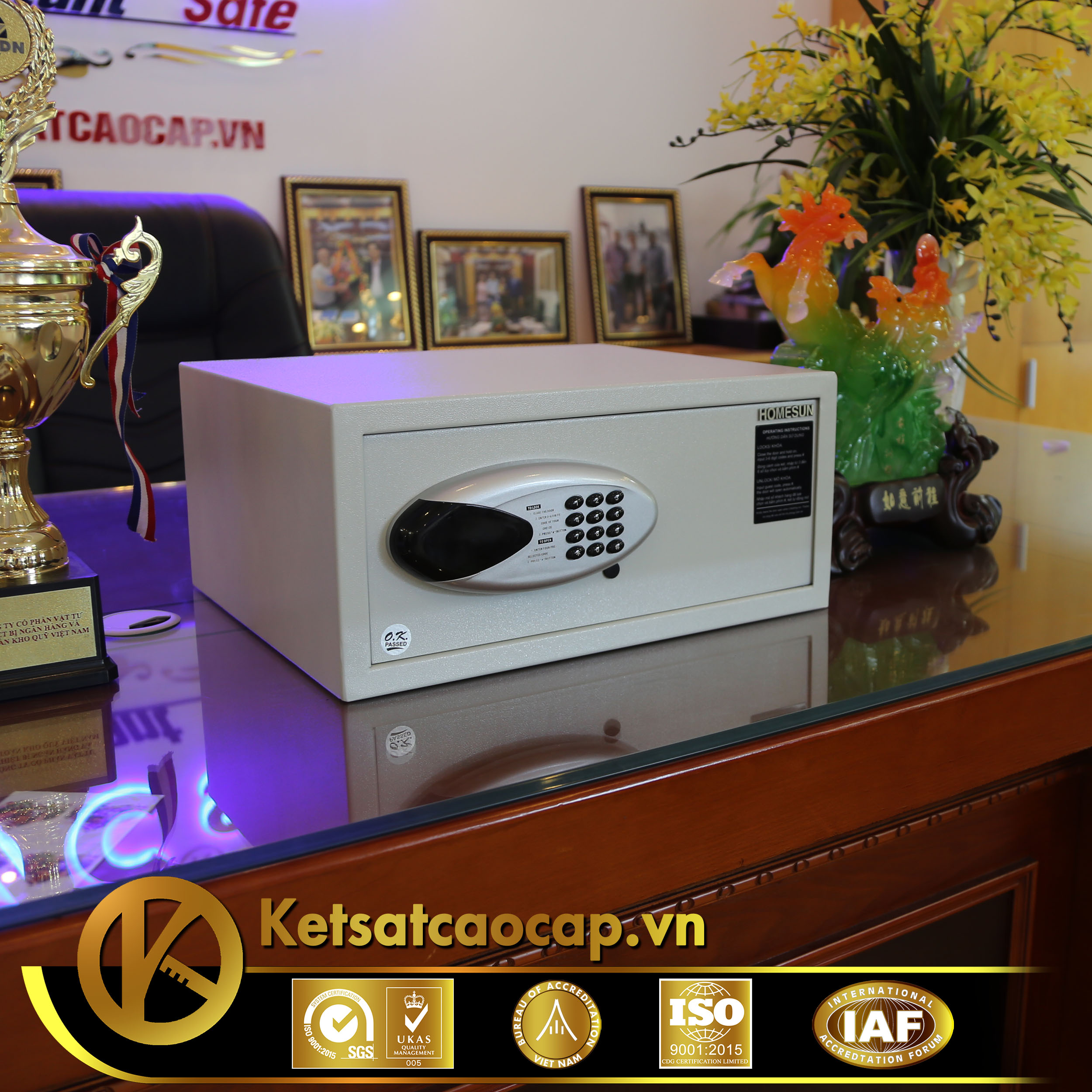 nhà cung cấp két sắt khách sạn WELKO Hotel Safe Nam Du