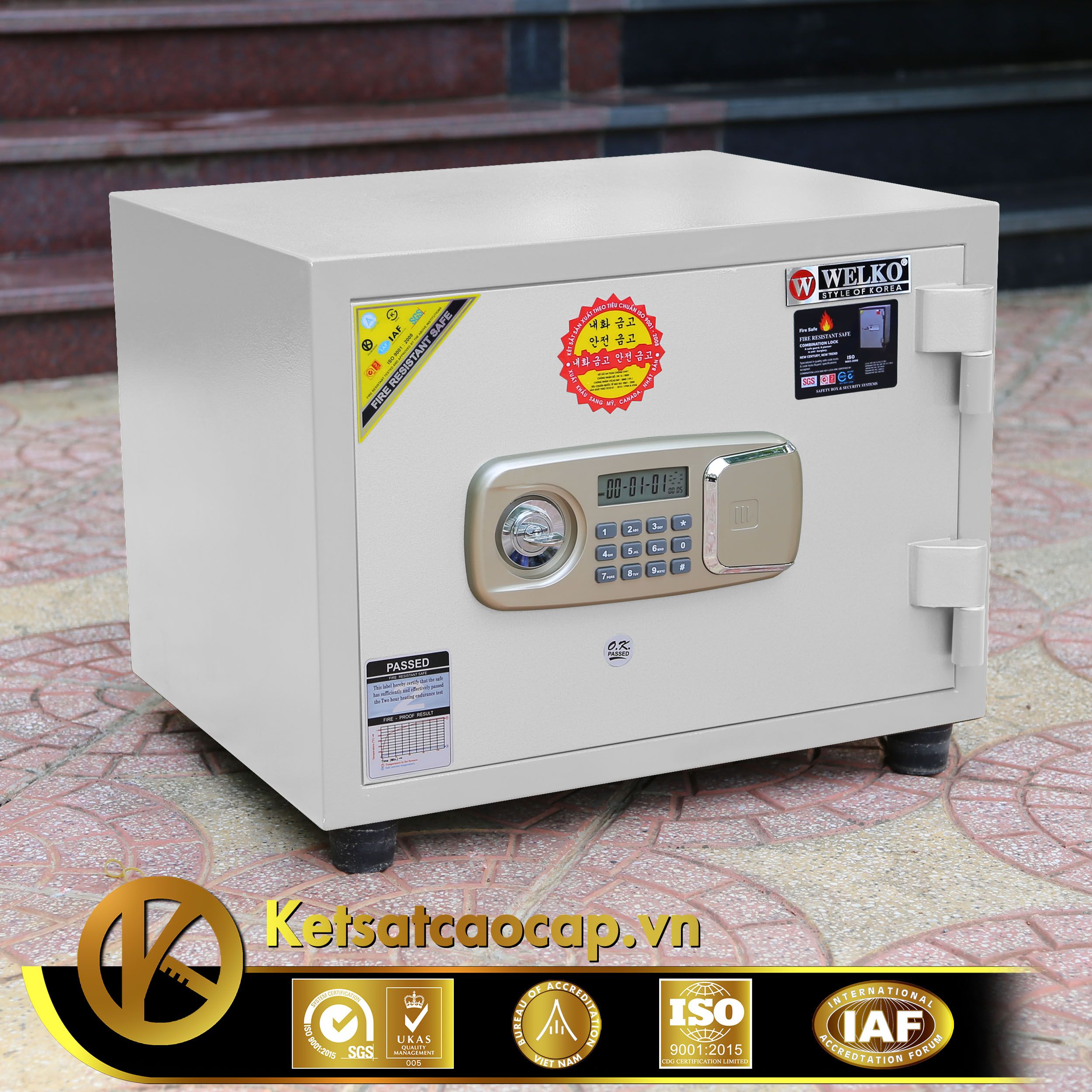 cửa hàng bán két sắt nhỏ WELKO Fire Resistant Safes tại hà nội 1