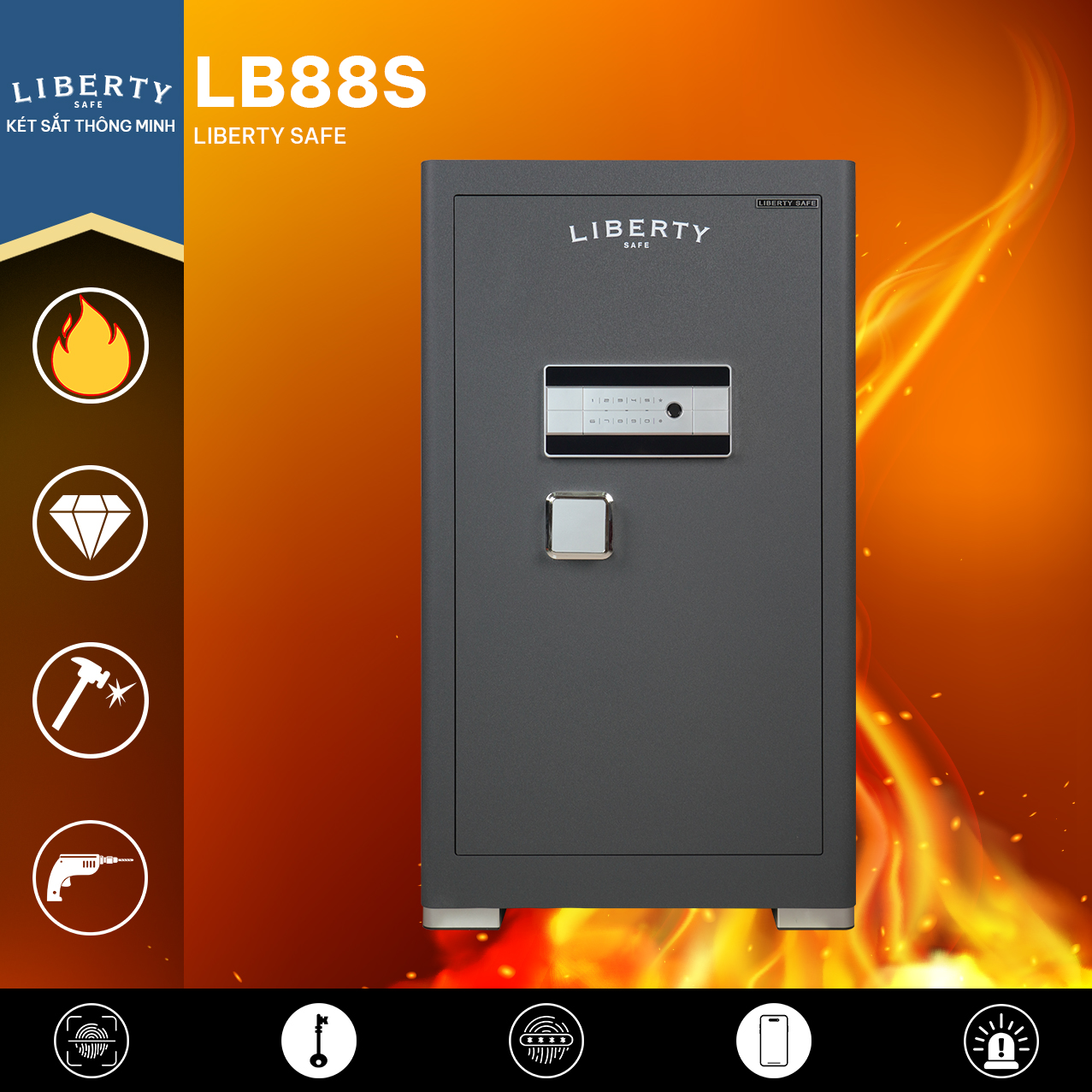 Két Sắt Thông Minh LIBERTY Safe