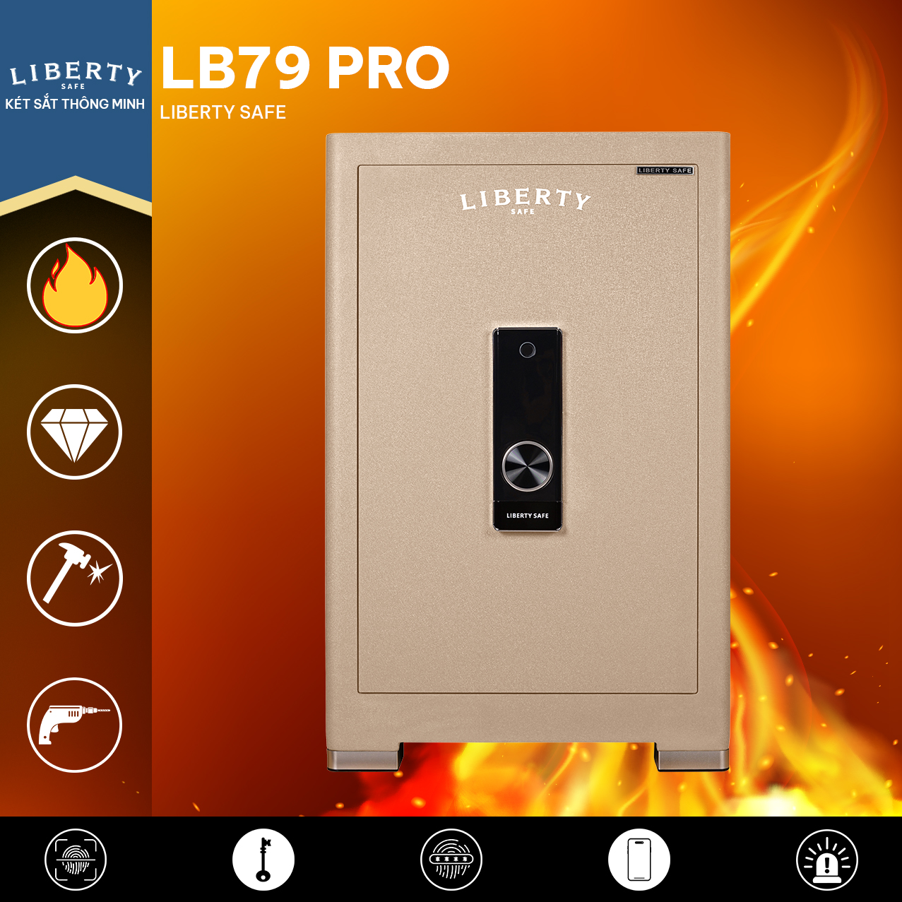Két Sắt Thông Minh LB79 PRO