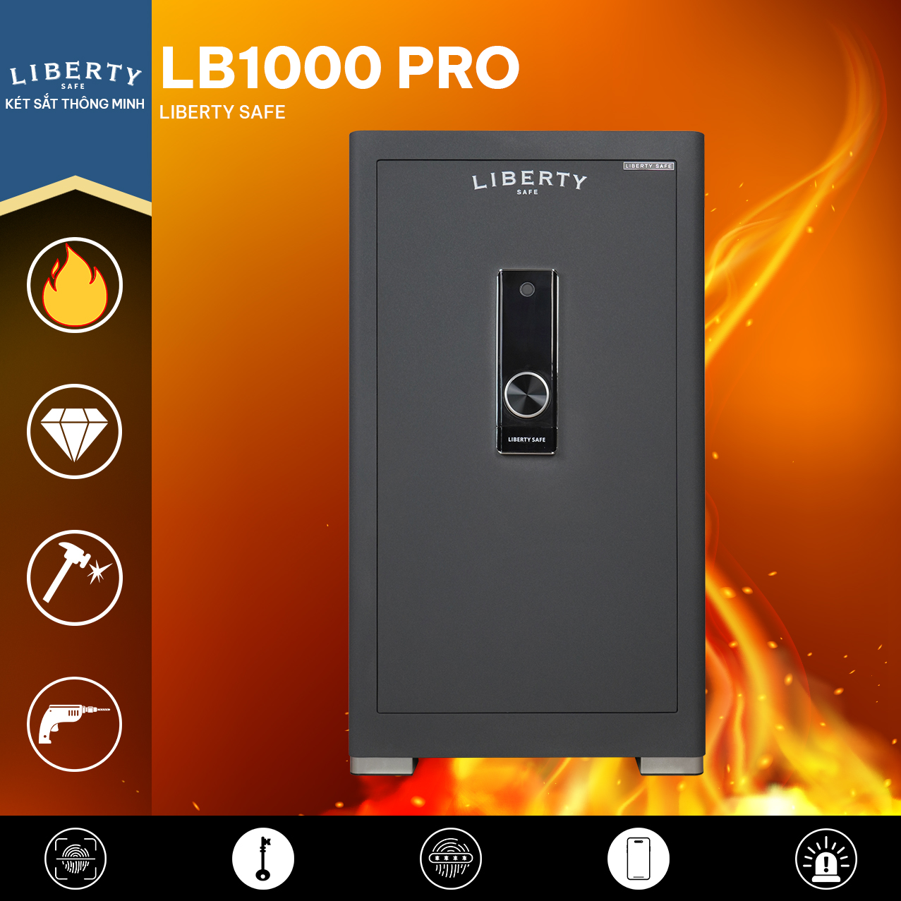 Két Sắt LIBERTY SAFES LB1000 PRO