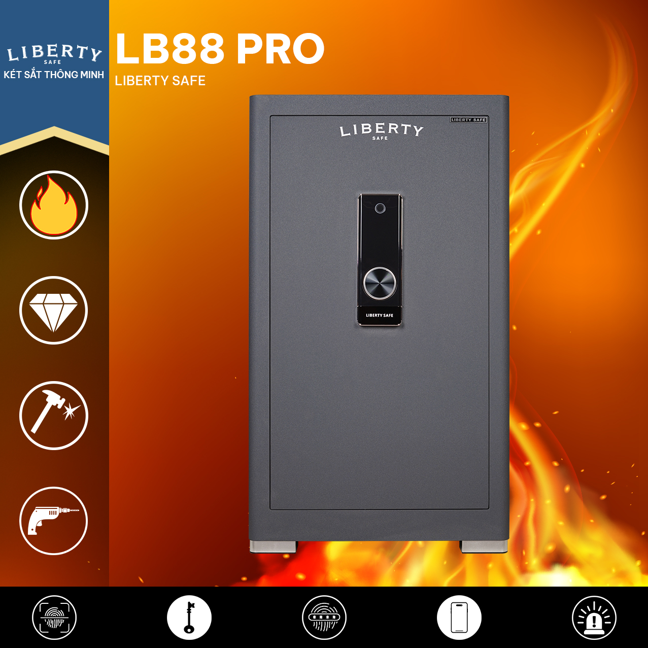 Két Sắt LIBERTY SAFES LB88 PRO