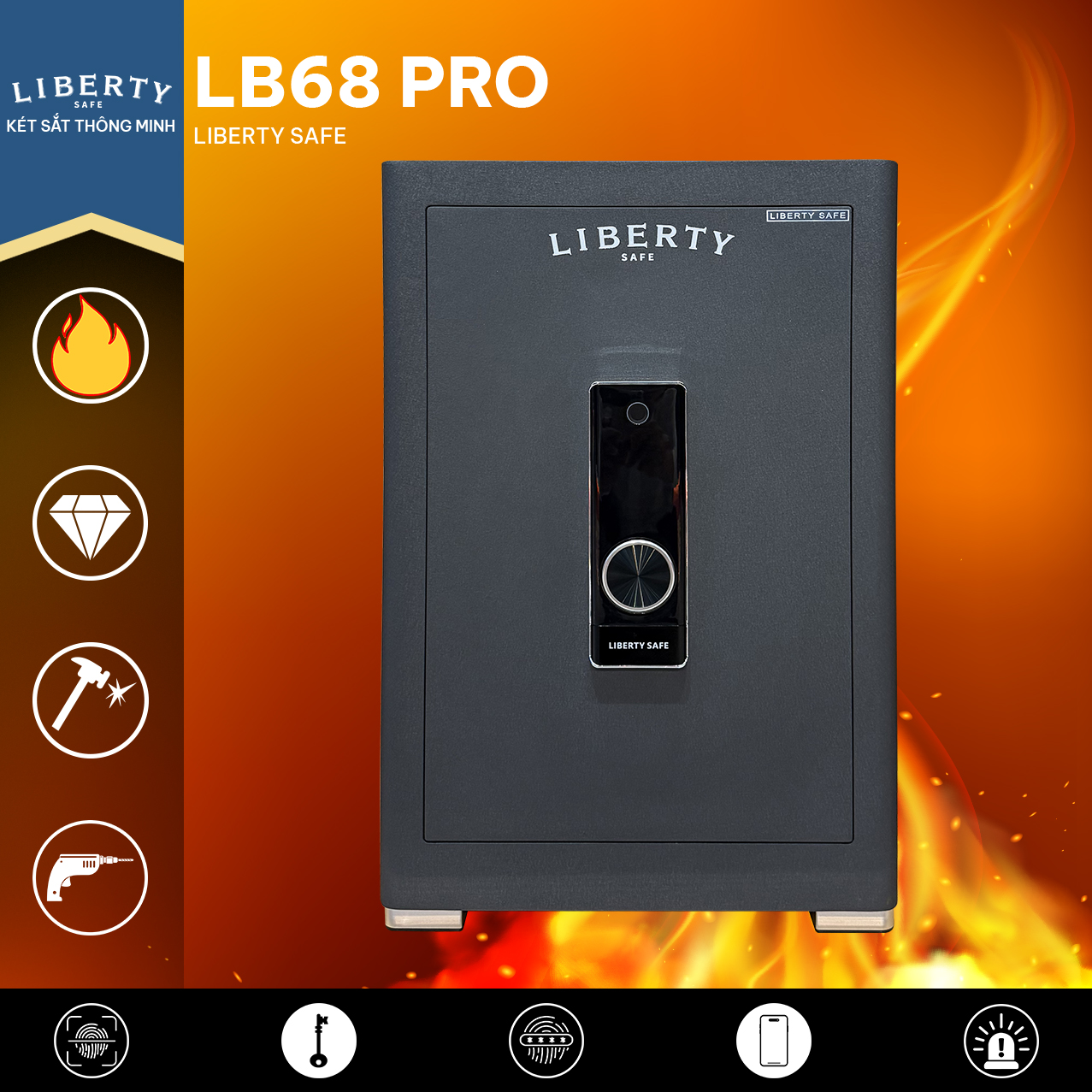 Két Sắt LIBERTY SAFES LB68 PRO