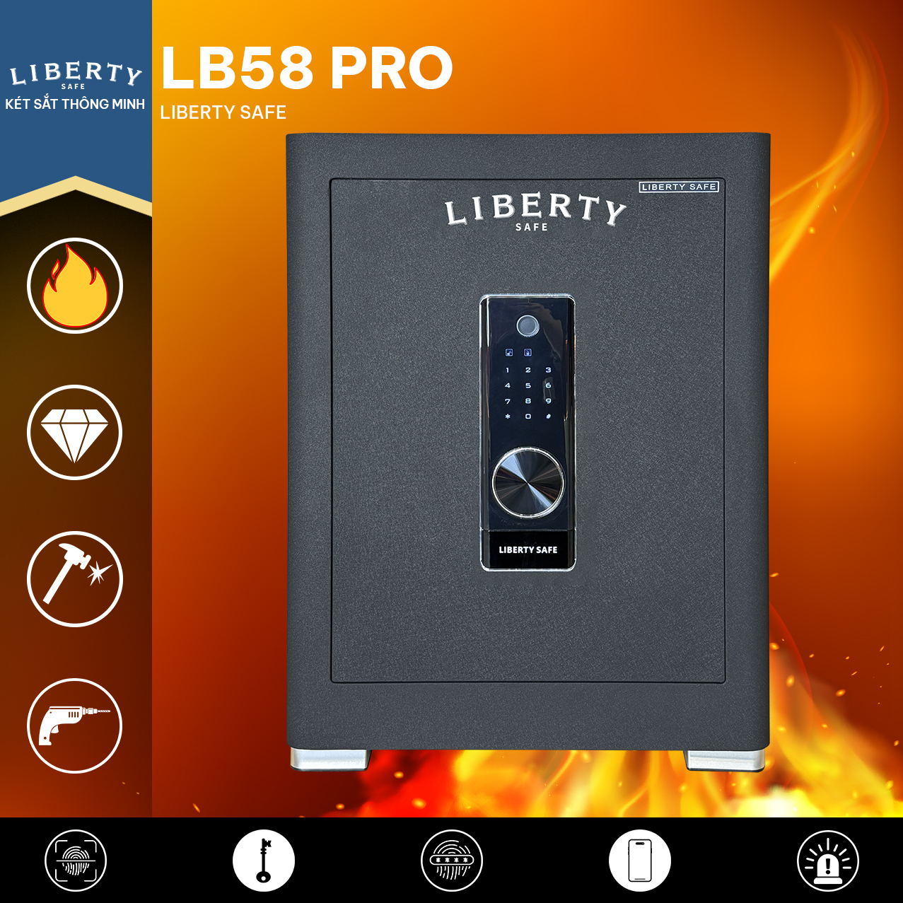 Két Sắt LIBERTY SAFES LB58 PRO