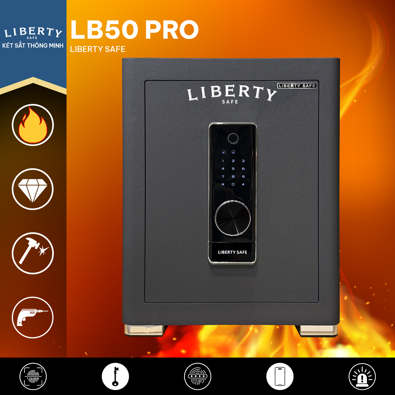 Két Sắt LIBERTY SAFES LB50 PRO