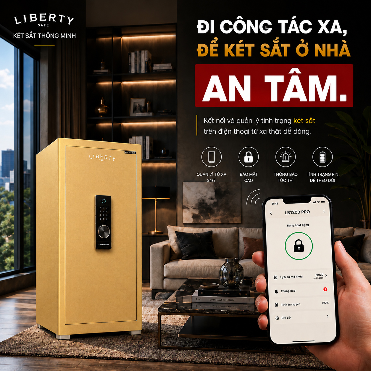 ket sat thong minh liberty safe