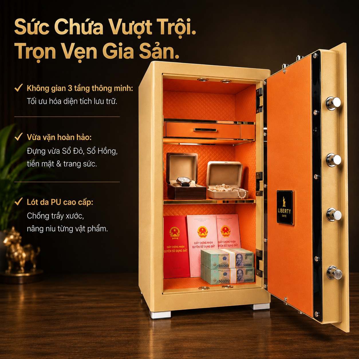 Nhà Phân Phối Két Sắt Thông Minh LIBERTY