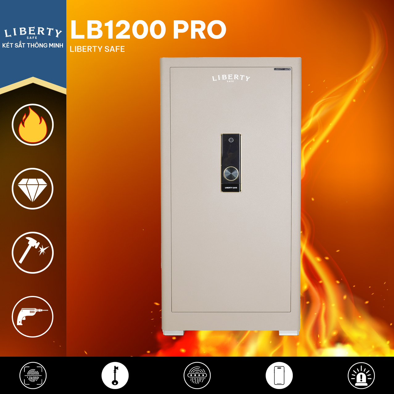 Két Sắt Thông Minh LIBERTY Safes
